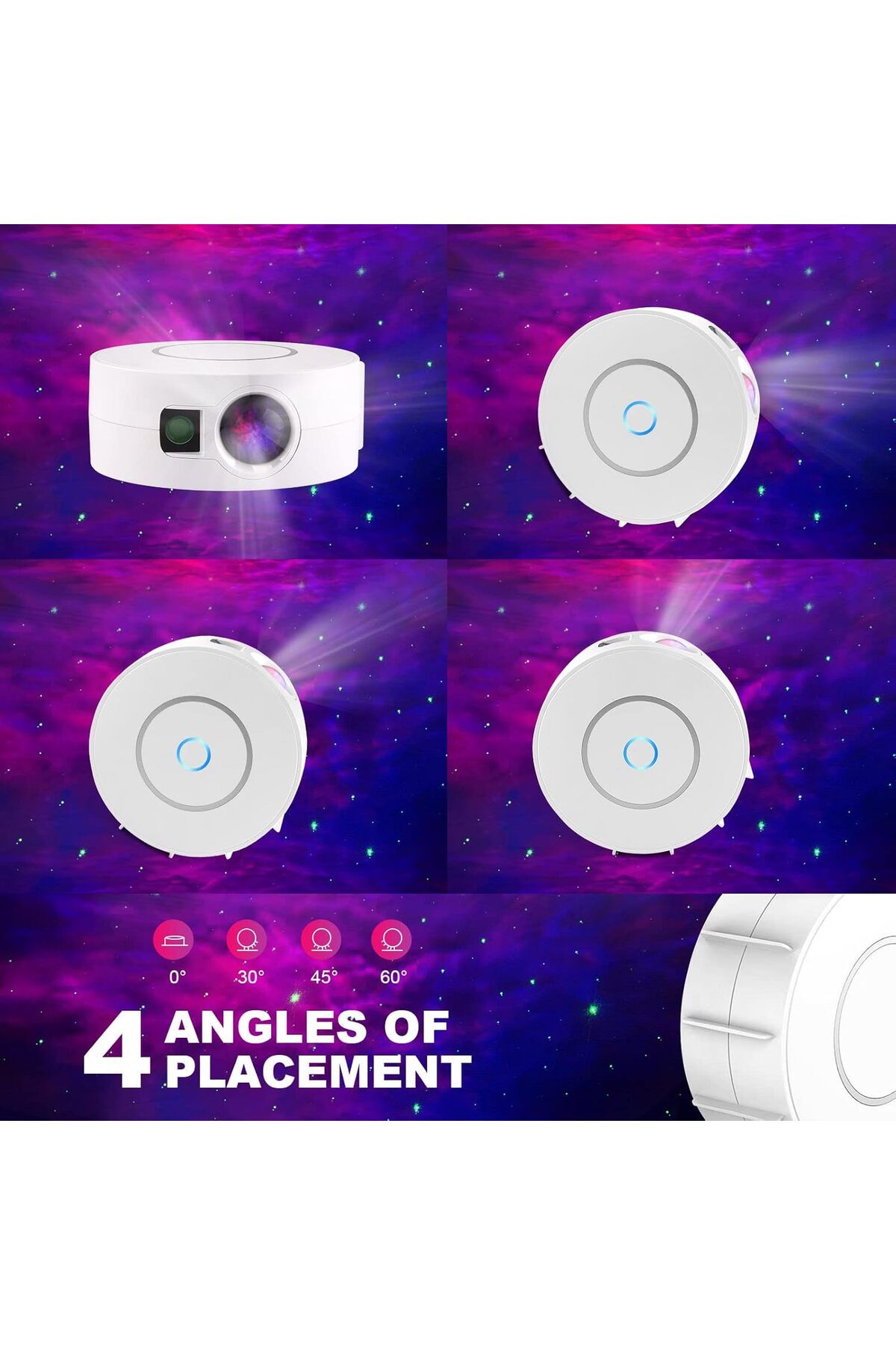COOYA-Galaxy Star Projector, Smart WiFi App/Voice Control, Compatible with Google Assistant 7