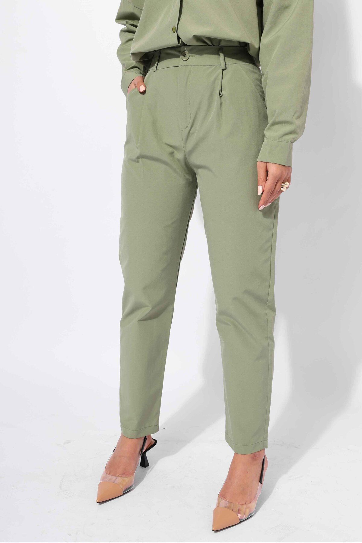 Reyon-KHAKI GREEN PANT 3