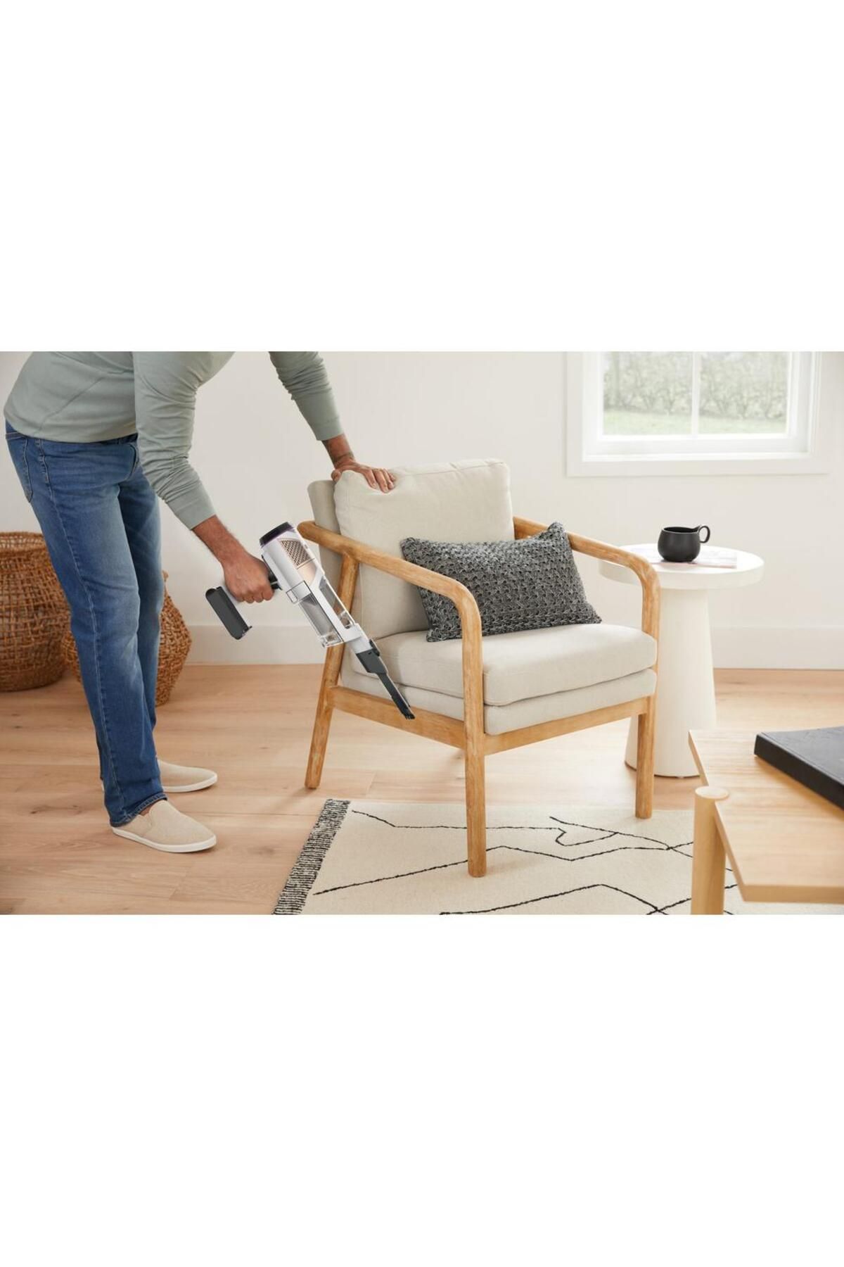 Shark-Aspirator vertical fara fir Shark Detect Pro Cordless Pet Vacuum (Alb/Argintiu) 11