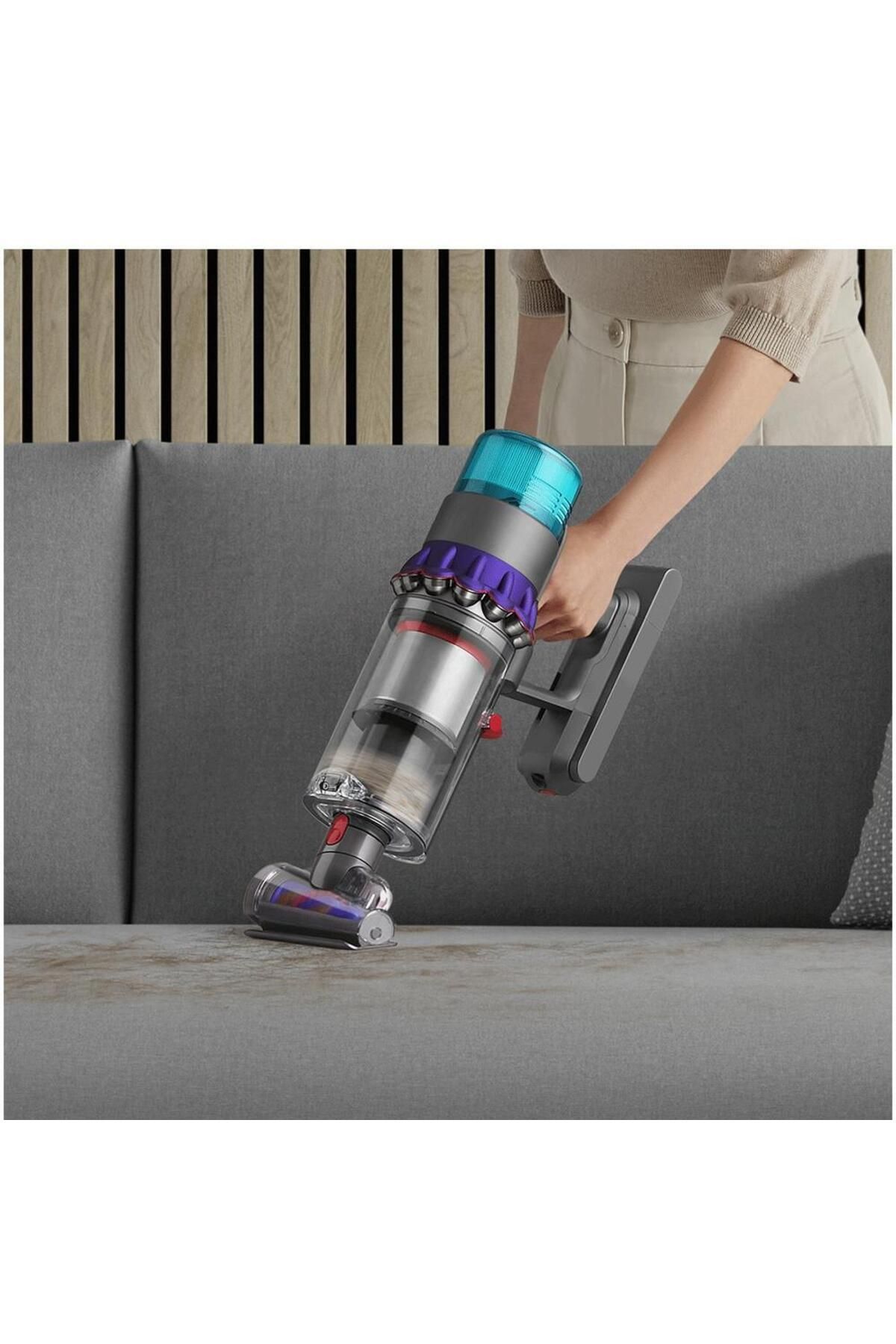 DYSON-Aspirator vertical Dyson Gen5 Detect Absolute, 752W, putere de aspirare 280 AW (Mov/Argintiu) 5