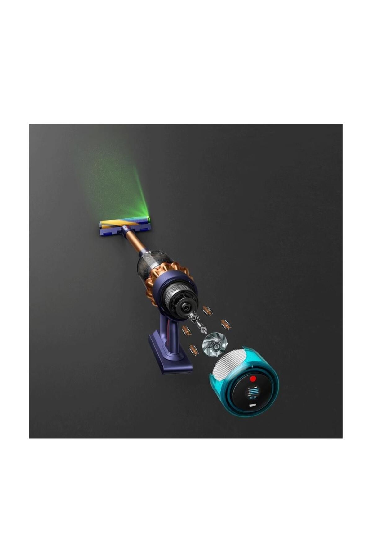 DYSON-Dyson Gen5 Detect Absolute cordless upright vacuum cleaner 447002-01, 70 minutes of autonomy 6