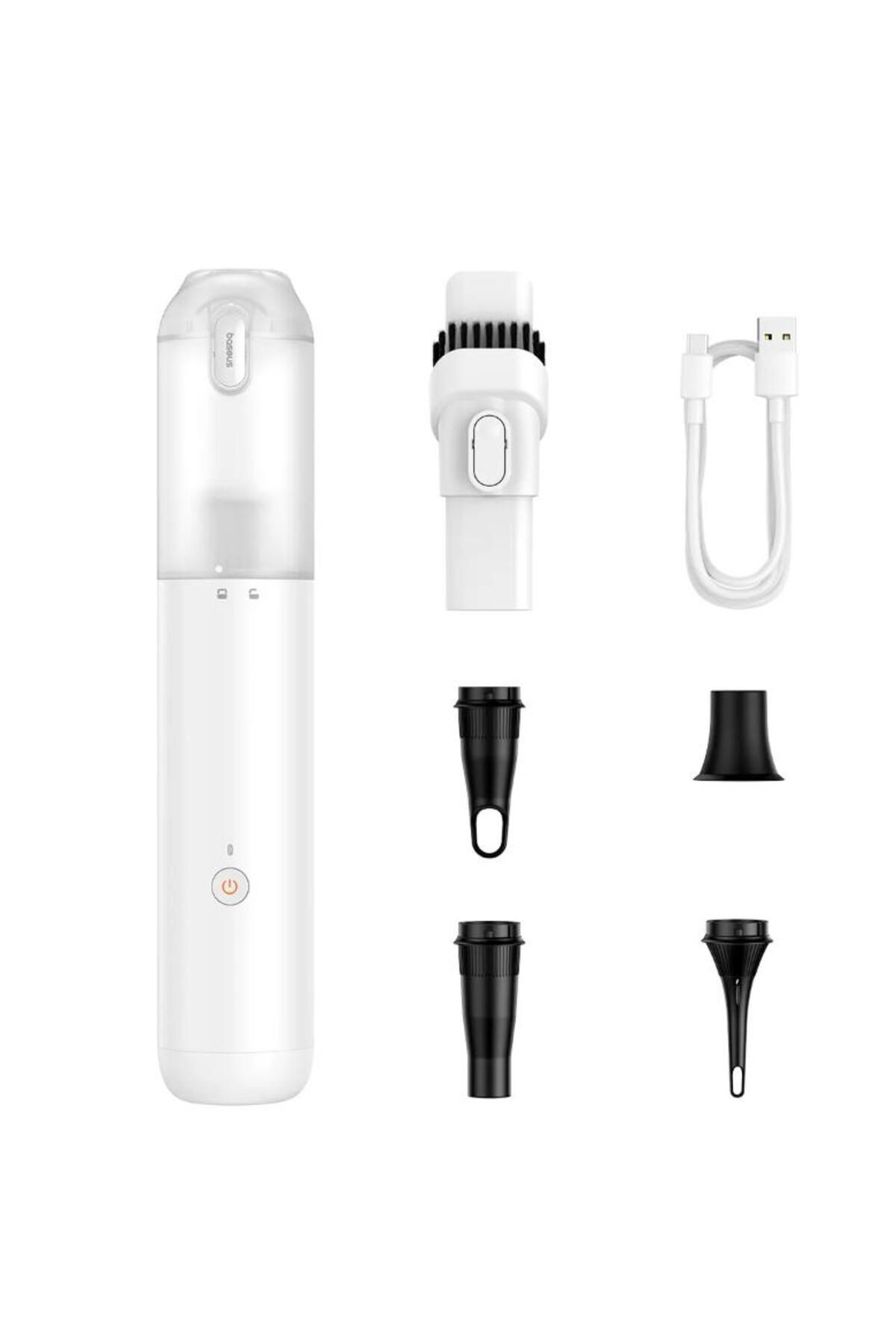 Baseus-Aspirator de mana Auto Baseus A3 Lite, 100 W, 12000 Pa, Recipient 0.4 l, Design 4-in-1 (Alb) 4