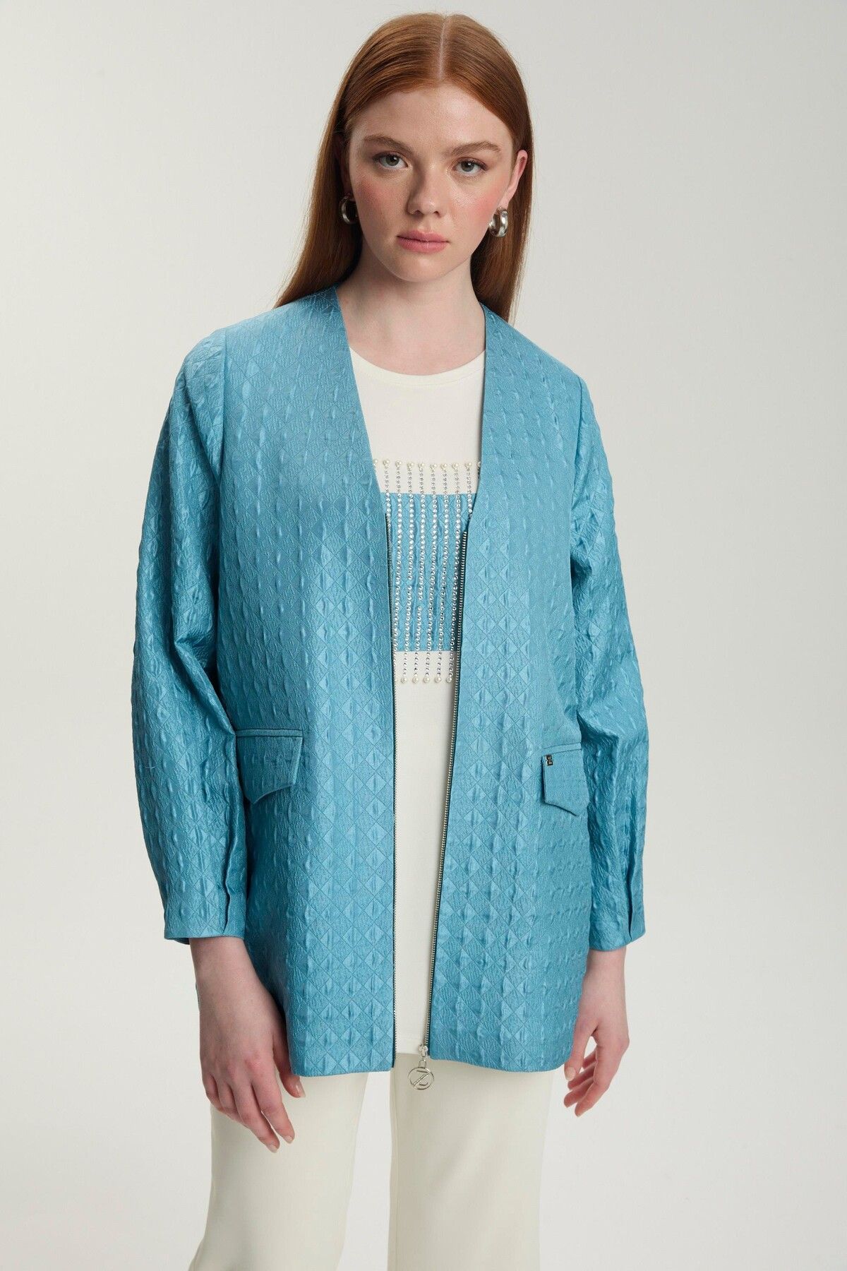 Zühre-Jacquard Inner Jacket Double Set 4