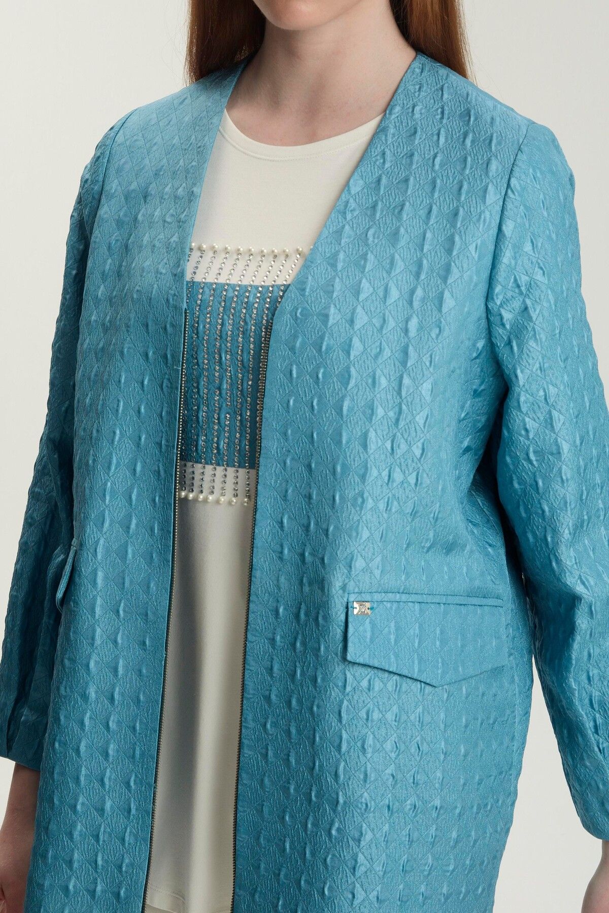 Zühre-Jacquard Inner Jacket Double Set 2