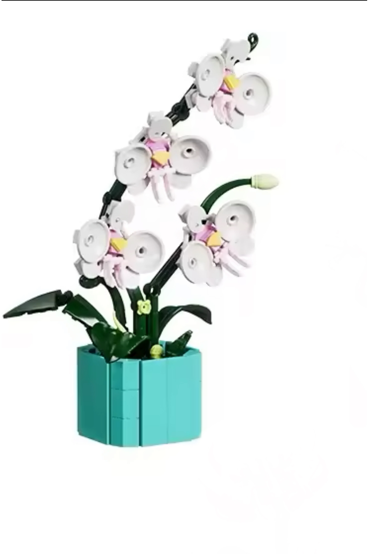 مجموعه بلوک‌های ساختمانی تزئینی کلکسیونی برای بزرگسالان، ارکیده، ۱۸ سانتی‌متری