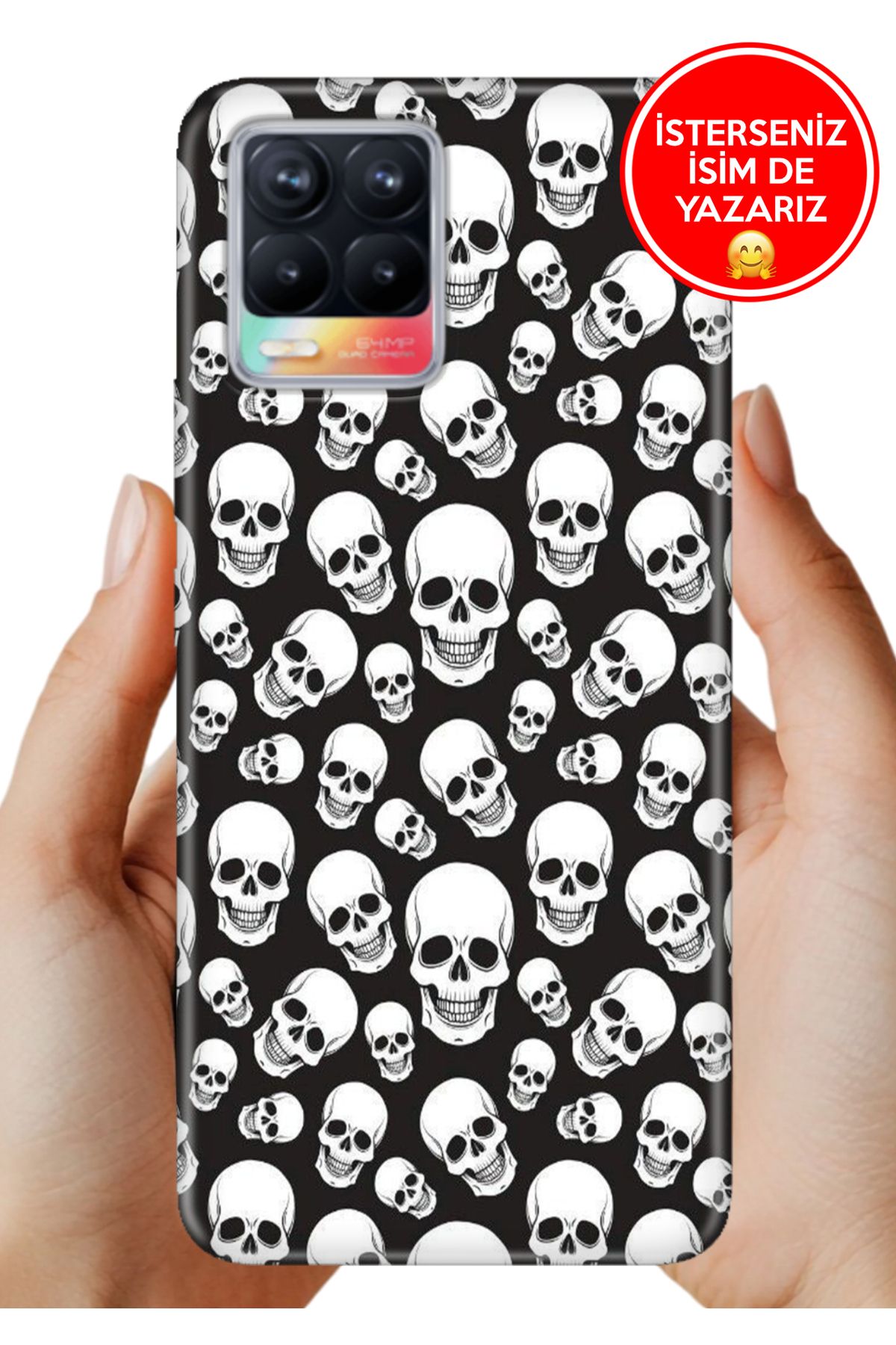 realme 8 / 8 Pro Kılıf Realme FullCover Resimli Desenli Silikon Cod316