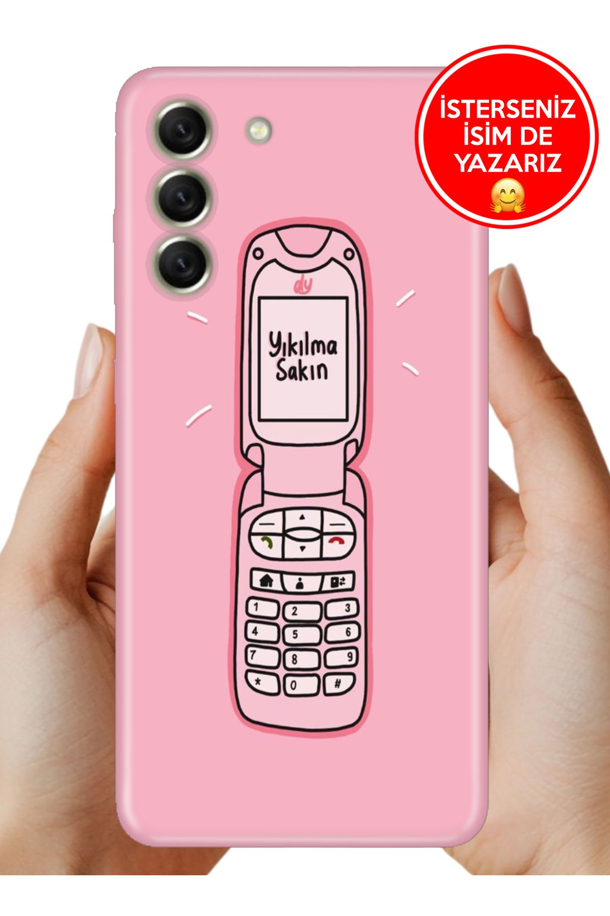 Cekuonline Samsung Galaxy S21 FE Kılıf Baskılı Life Style Kapak Silikon Yıkılma Sakın