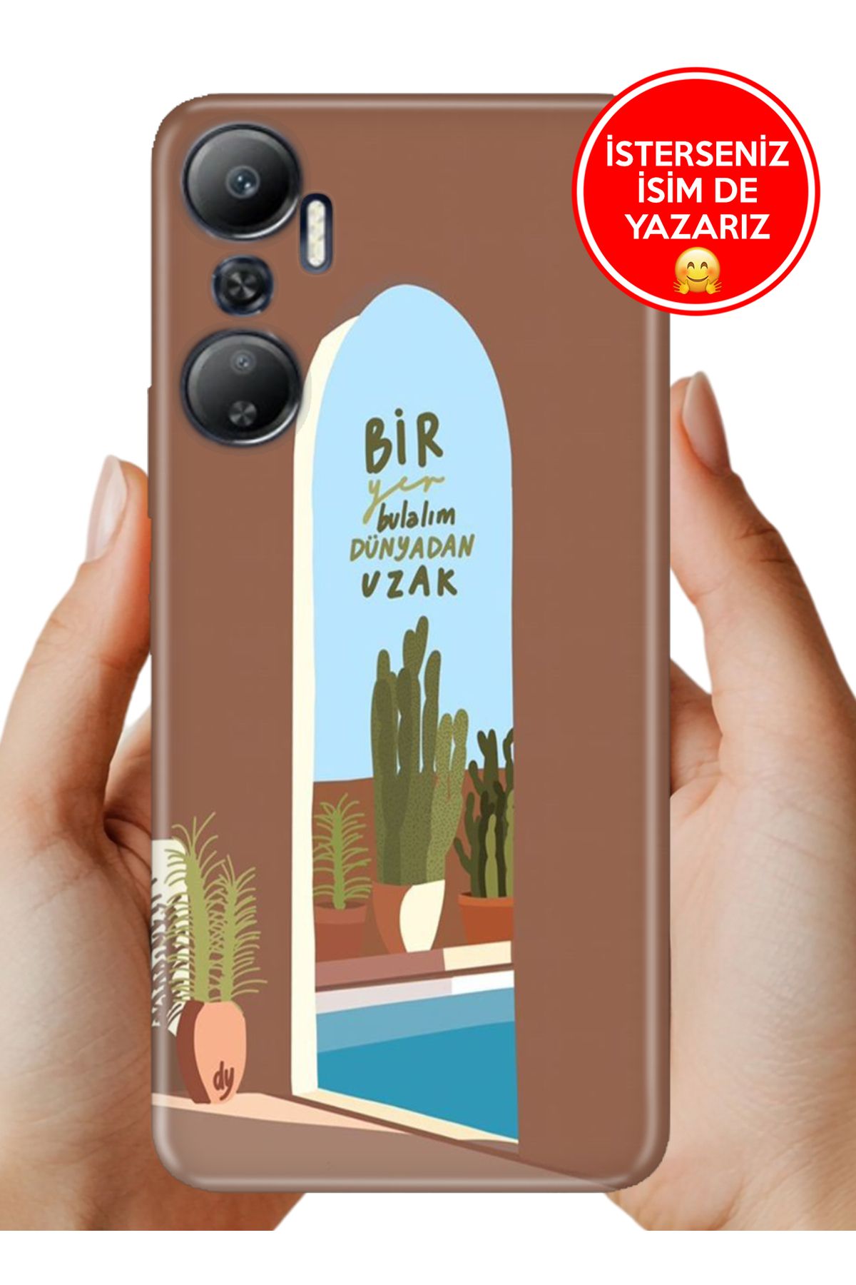 Cekuonline İnfinix Hot 20 Kılıf Baskılı Life Style Kapak Silikon Dünyadan Uzak