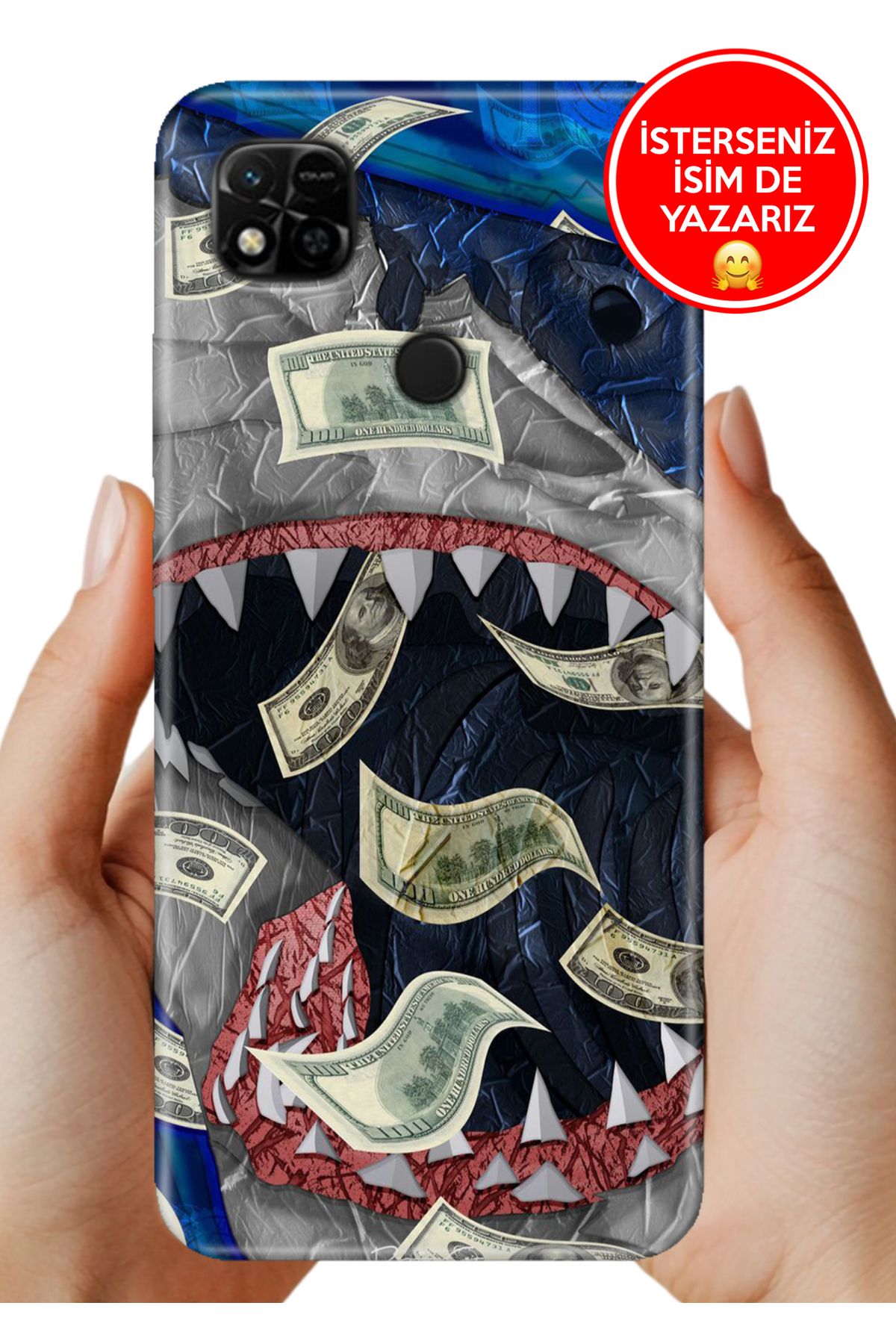 Cekuonline Xiaomi Redmi 10A Kılıf Baskılı Life Style Kapak Silikon Moneypoly