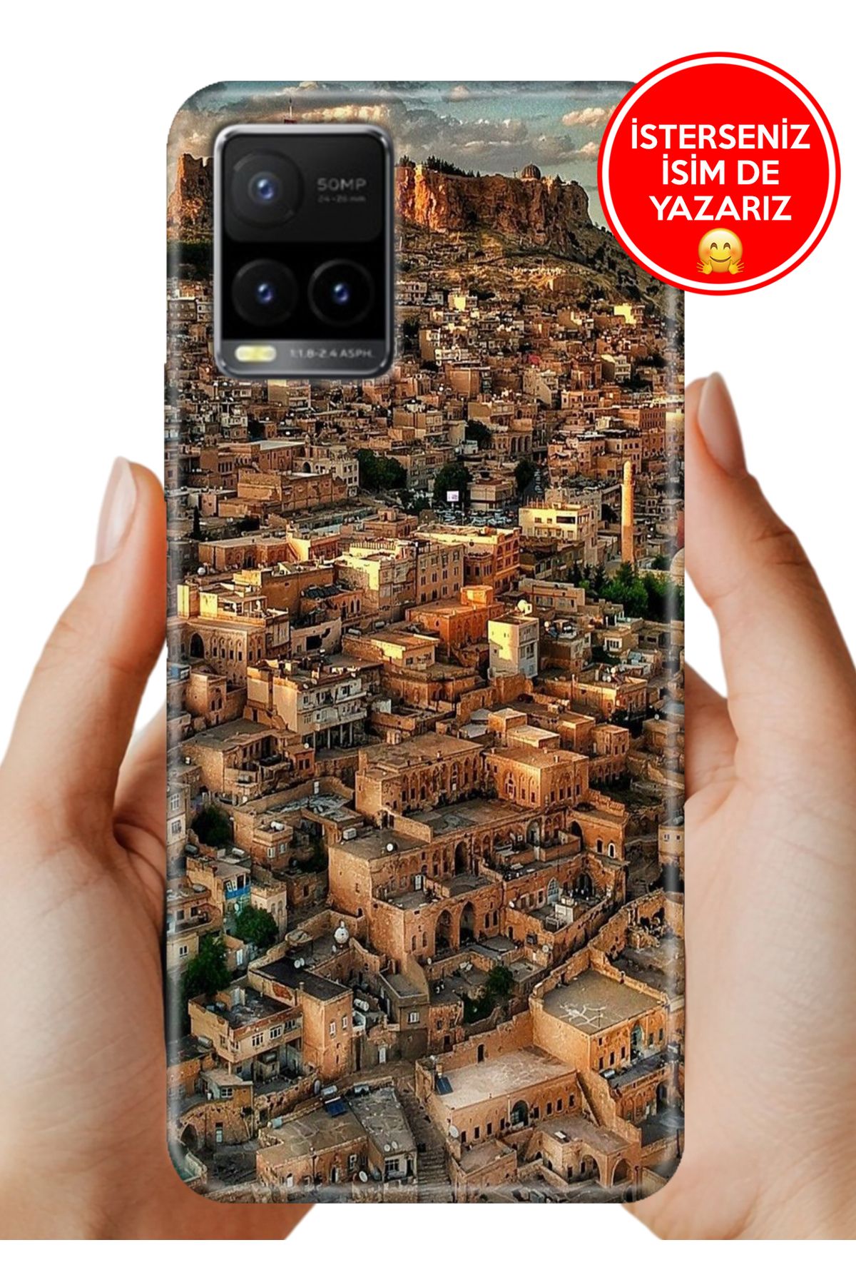 Cekuonline Vivo Y32 / Y33S Uyumlu Kılıf Baskılı Life Style Kapak Silikon Mardin