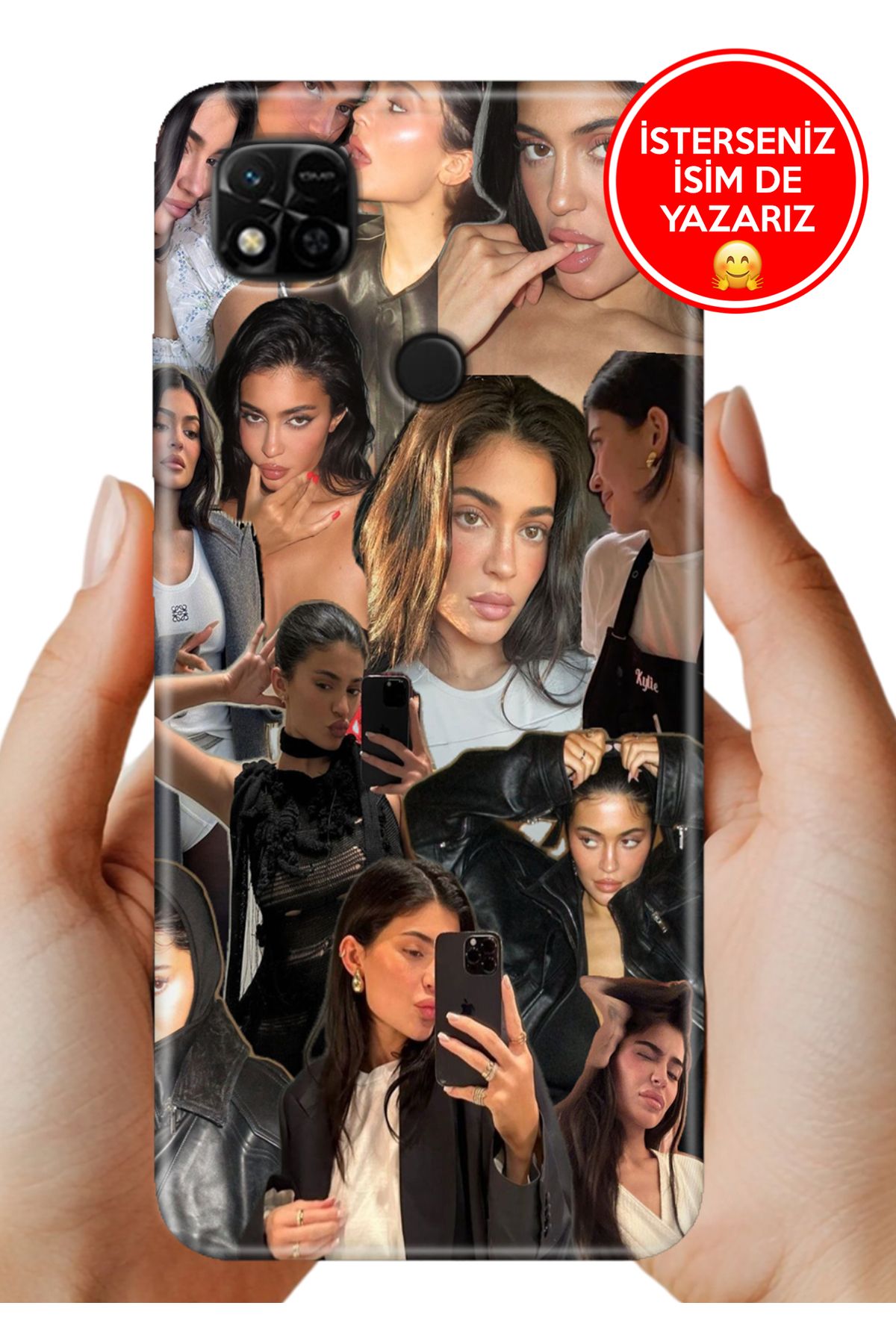 Cekuonline Xiaomi Redmi 10A Kılıf Baskılı Life Style Kapak Silikon KylieCollage
