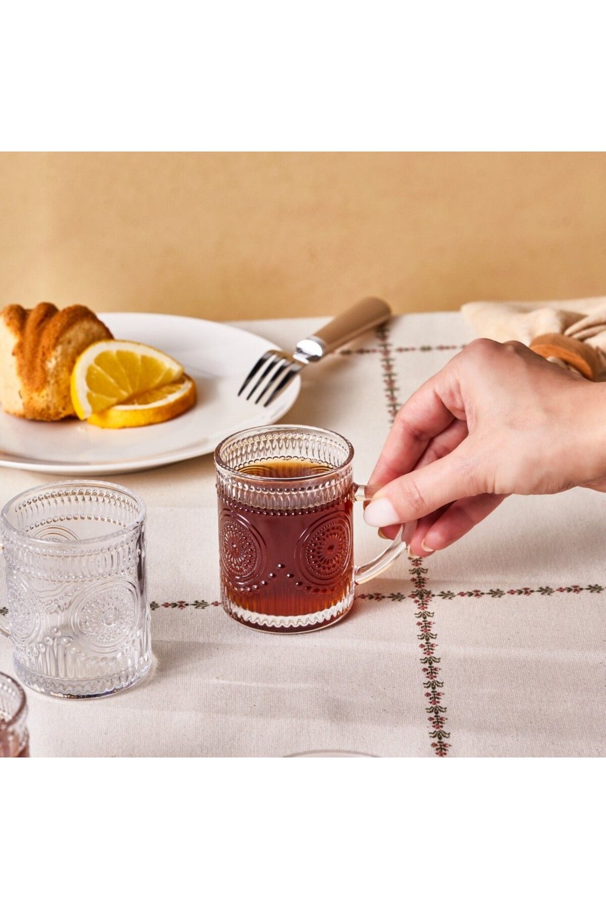 Karaca-Karaca Margo 6-teiliges Teeglas-Set 2