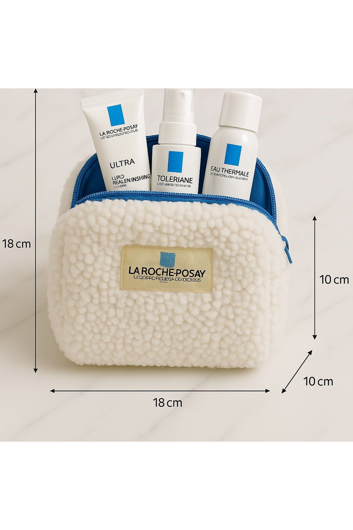 کیف لوازم آرایش LA ROCHE POSAY فیروزه ای La Roche Posay