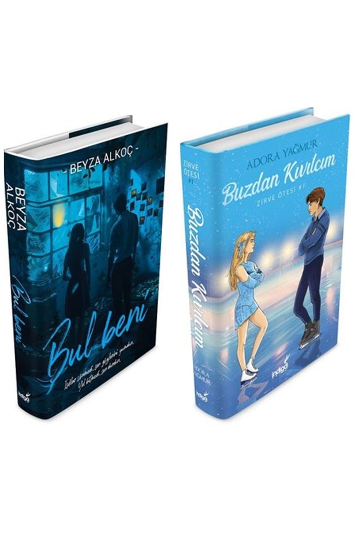 İndigo Kitap Bul Beni + Buzdan Kıvılcım Ciltli 2 'li Set Beyza