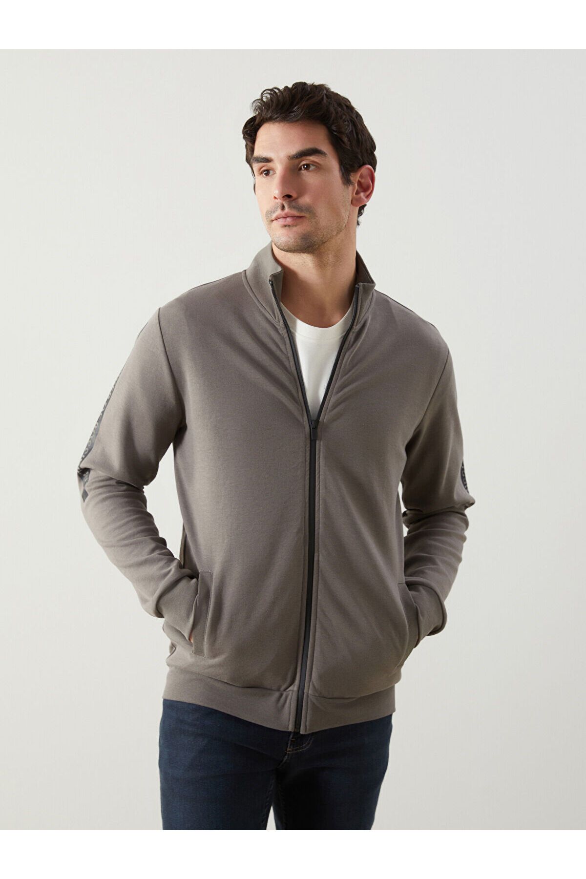 LC Waikiki Hanorac Pentru Bărbați Cu Guler În Picioare Masculin - XL