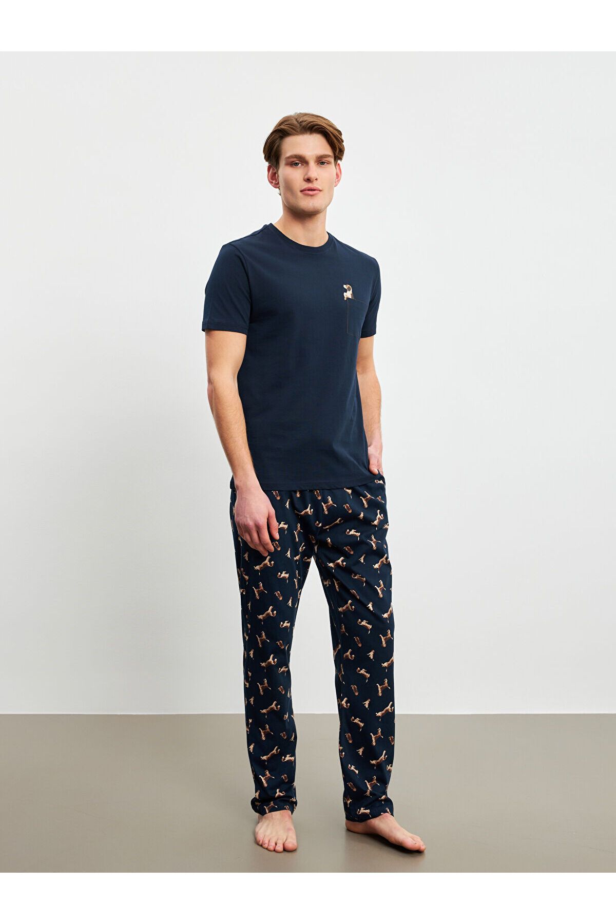 LC Waikiki-Standard Mold Men's Pajama Set 3