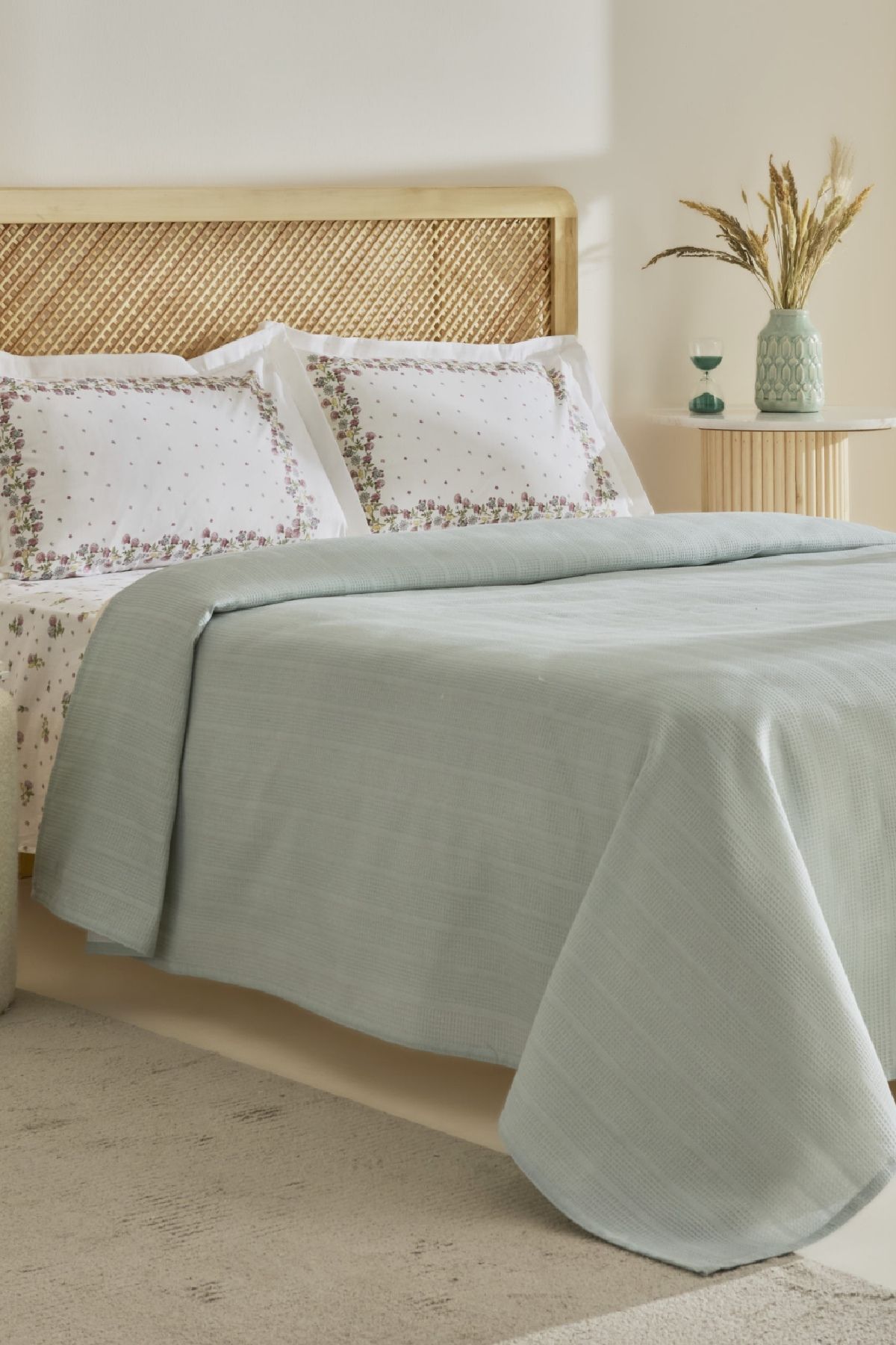 Karaca Home-Roshell 100% Cotton Single Pique Set Sage 7