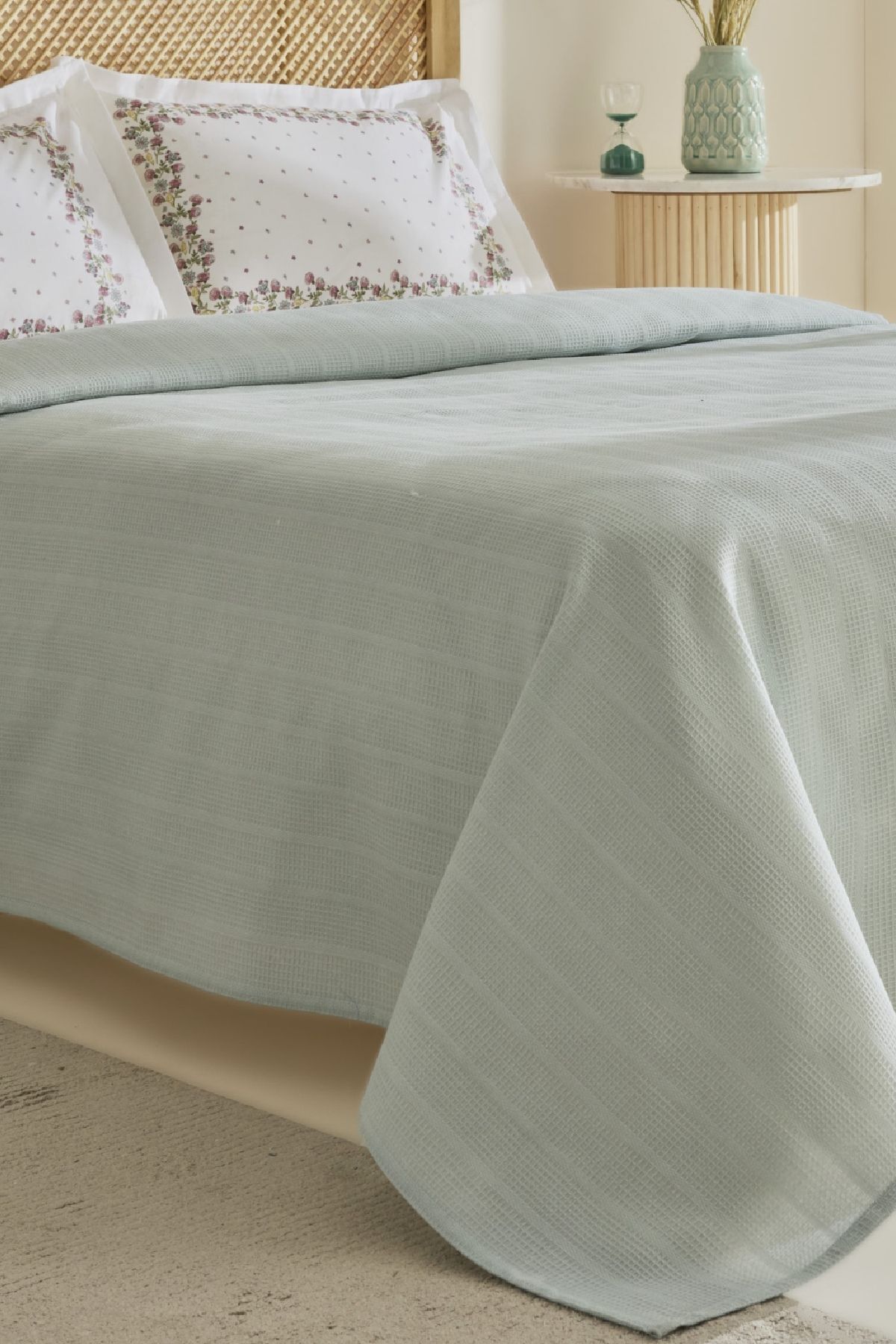 Karaca Home-Roshell 100% Cotton Single Pique Set Sage 2