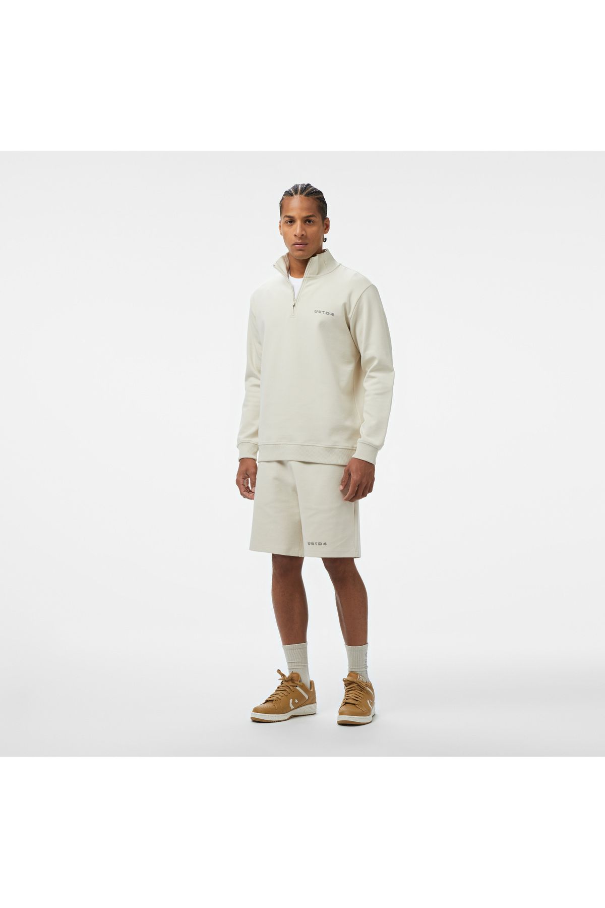 United 4-United4 Comfort Men's Cream Sweatshirt 3