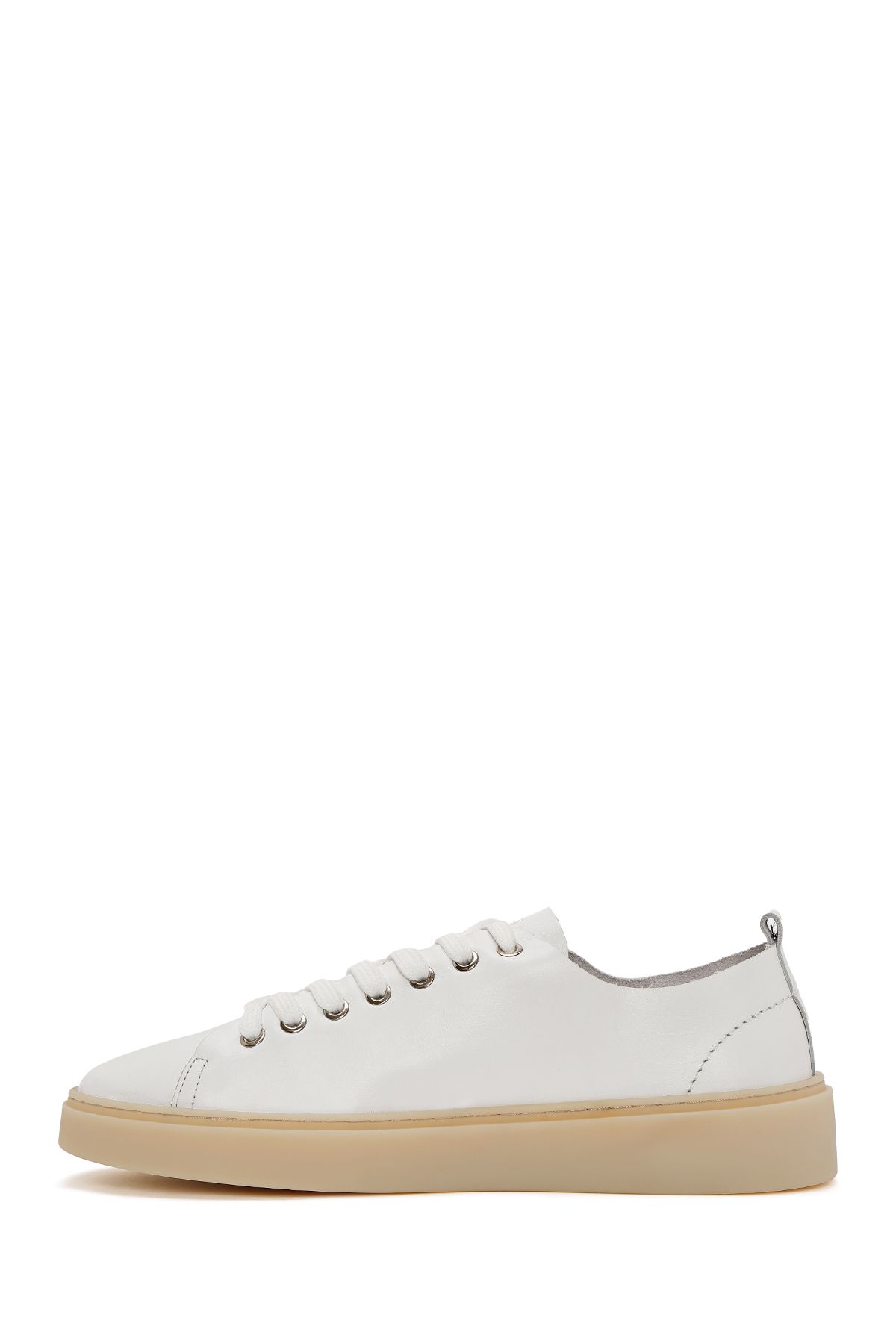 Derimod-Tenis alb din piele cu șireturi pentru bărbați 25SFD 707818 2