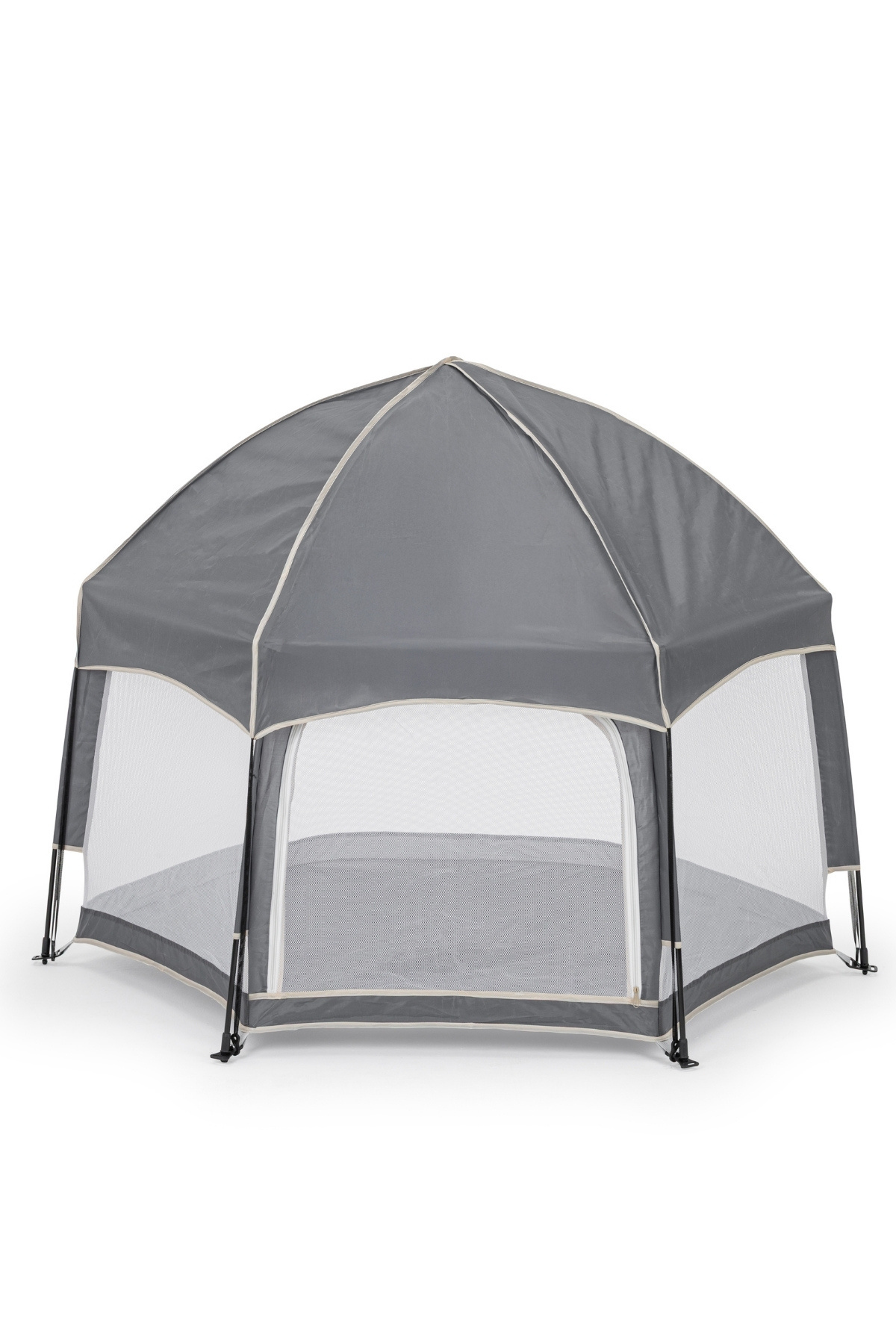 Hoffie Foldy Plus Tam Otomatik Katlanabilir Bebek Ve Çocuk Oyun Parkı-alüminyum-kolay Kurulum,mat Ve Toplar fotoğrafı 2 (önizleme)