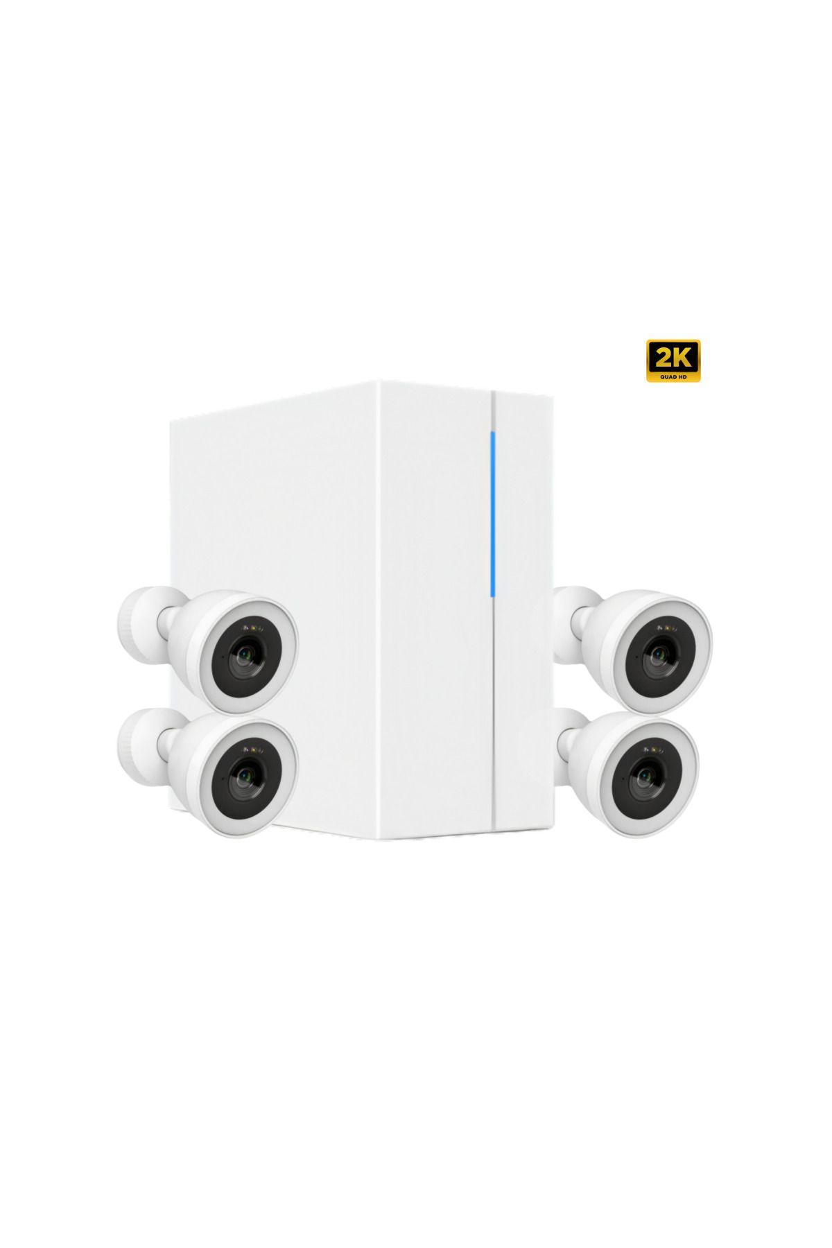 Dayzip DZ-9408POE 2K POE 4 Kameralı IP KİT