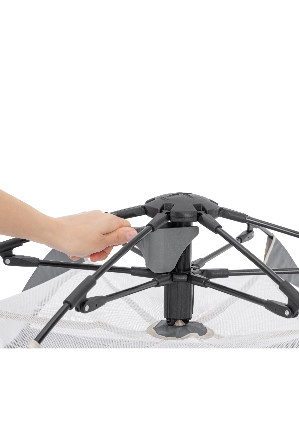 Hoffie Foldy Plus Tam Otomatik Katlanabilir Bebek Ve Çocuk Oyun Parkı-alüminyum-kolay Kurulum,mat Ve Toplar fotoğrafı 7 (önizleme)