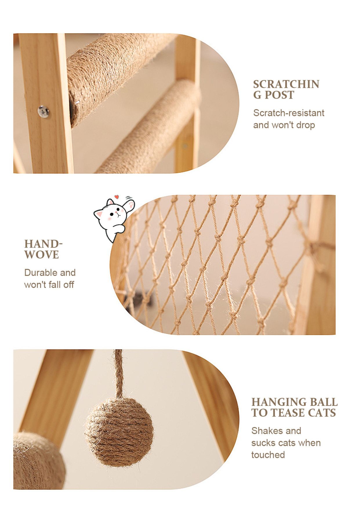 KidLe-Cat Climbing Frame Cat Jumping Platform Cat Rack Multi-Cat 4
