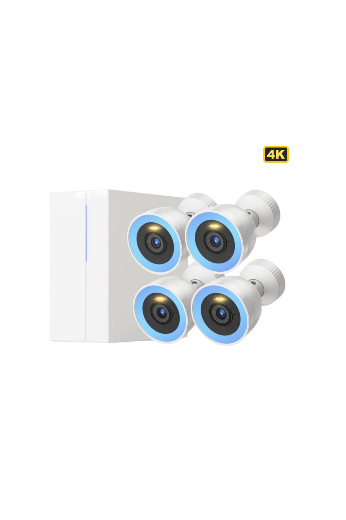 Dayzip DZ-9808POE 4K POE 4 KAMERALI IP KİT 8MP