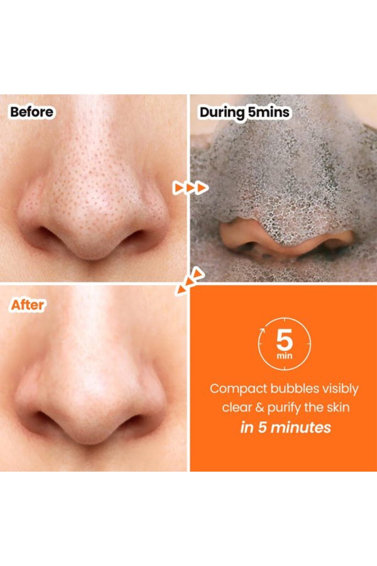 Glam Up-Clean Bubbling Carbonated Clay Mask for Face Purifying- 135ml (4.56 Fl Oz) 5