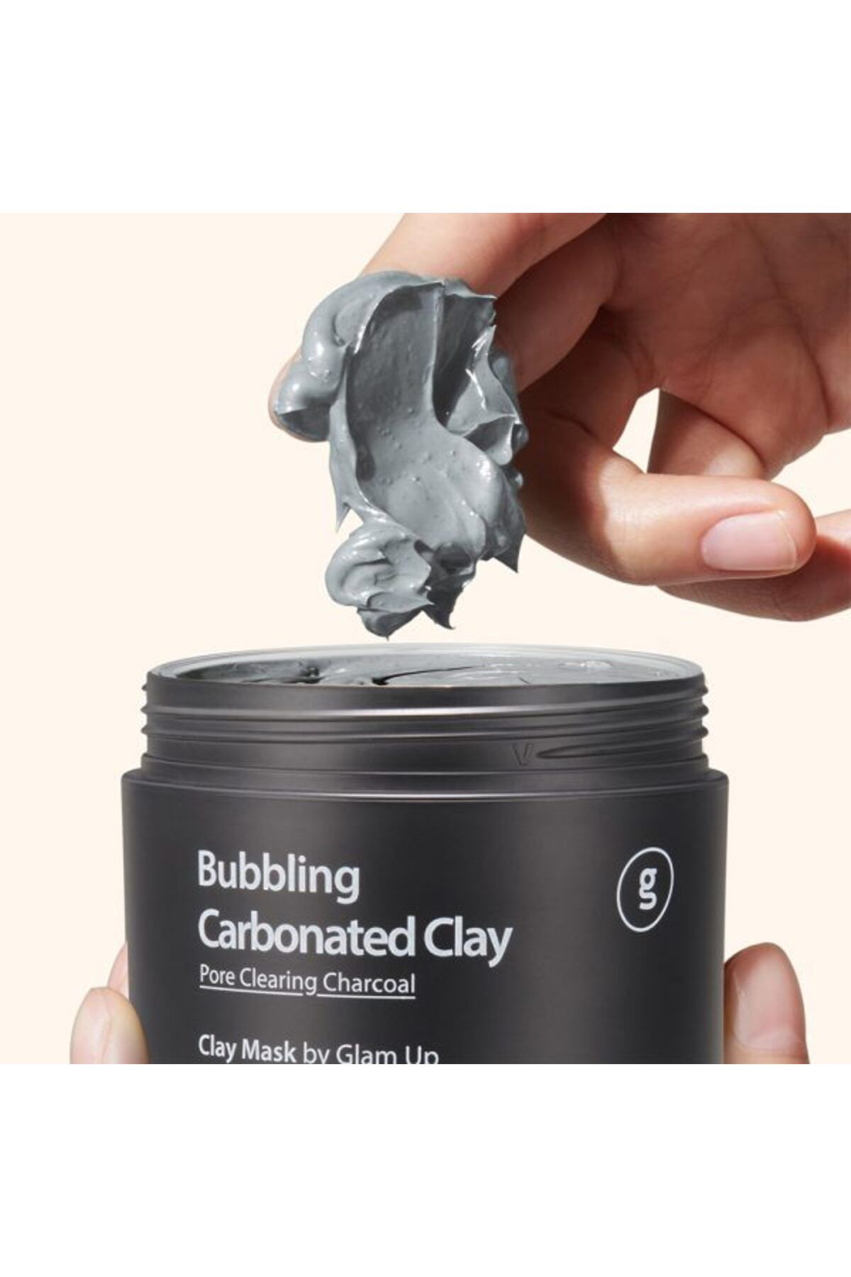 Glam Up-Clean Bubbling Carbonated Clay Mask for Face Purifying- 135ml (4.56 Fl Oz) 7