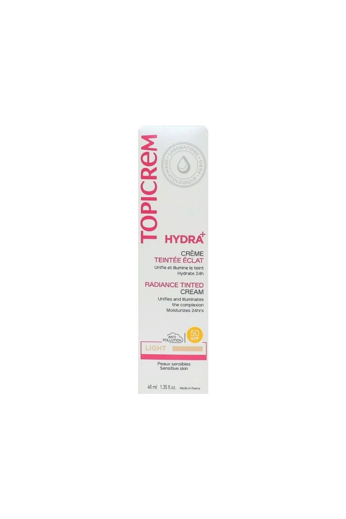 کرم رنگی Hydra Light Radiance 40 ml Topicrem