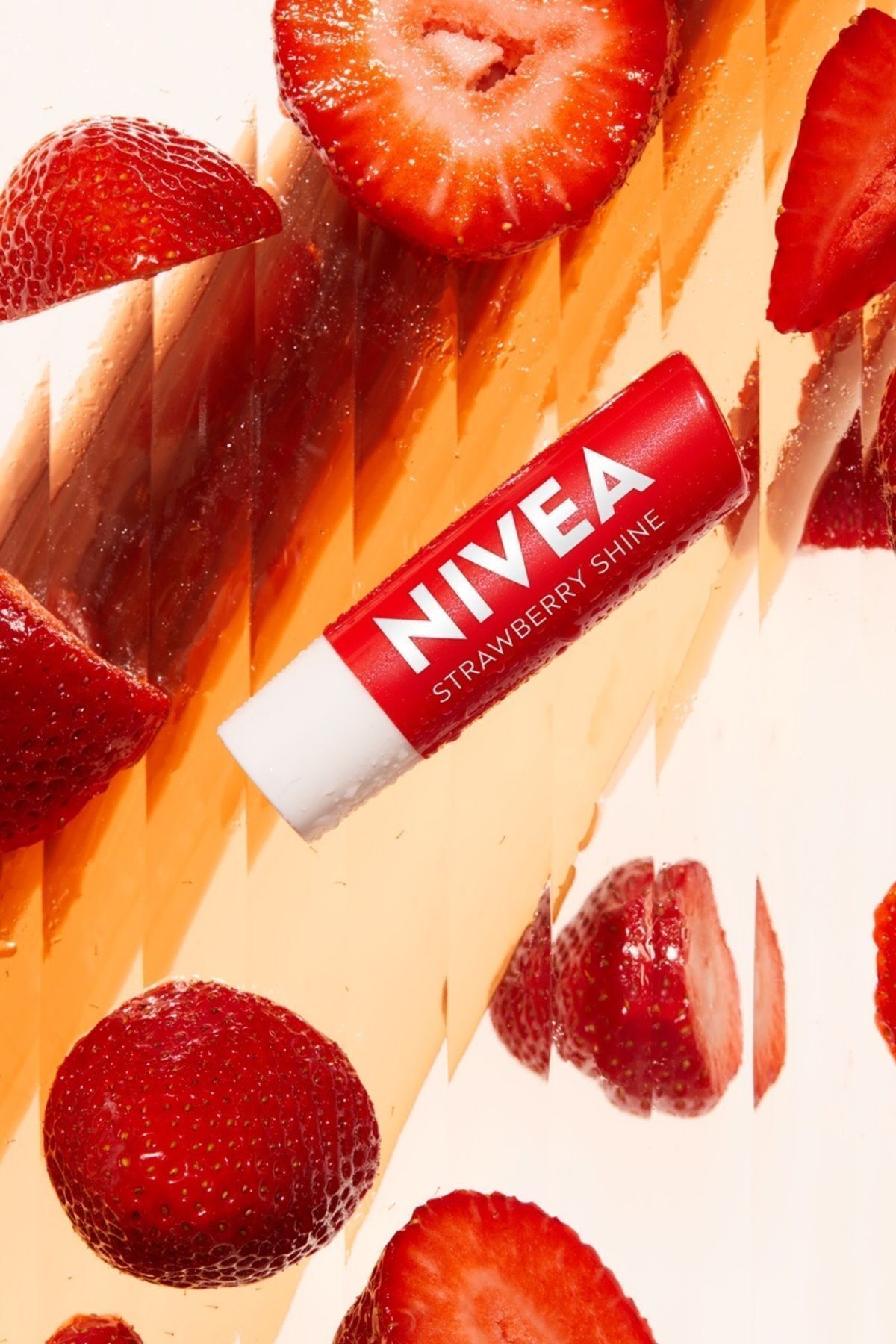 NIVEA-Fruity Shine Strawberry Lip Protector- 5