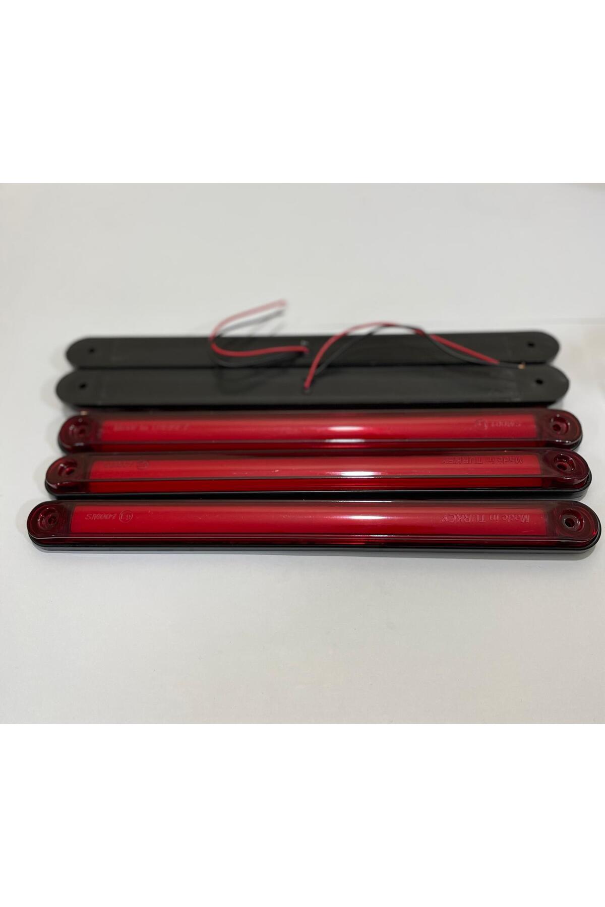 BARLAS OTO LED 15ledli dekoratif NEON lamba [5 adet] 12-24volt [kırmızı-beyaz-turuncu] renk seçeneği