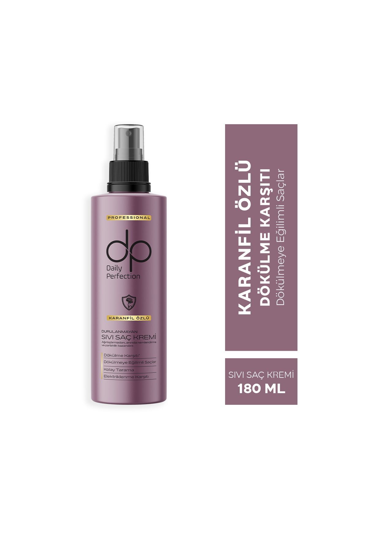 Dp Durulanmayan Sıvı Saç Kremi 180 ml Karanfil- — 228689 — تصویر 2 از 5
