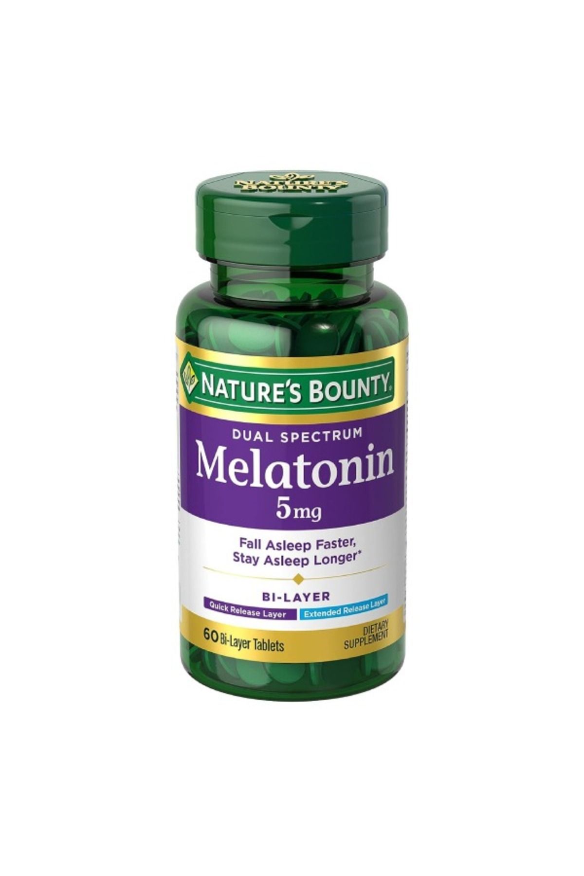Nature's Bounty-Natures Bounty Dual Spectrum Melatonin 5Mg 60S 1