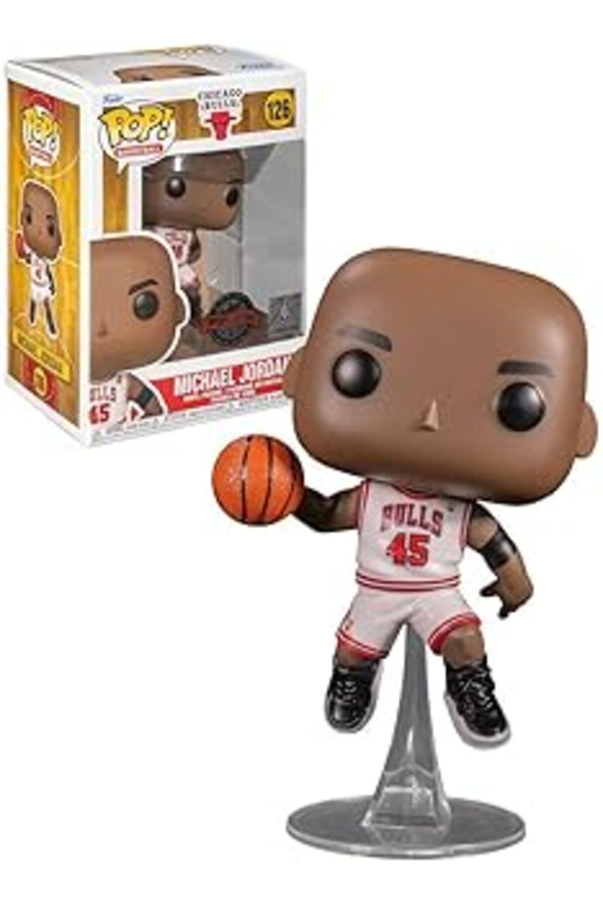 Mu Art Ahşap Funko Pop! Basketbol Chicago Bulls 126 Michael Jordan 1995 Playoffsspecial Edition