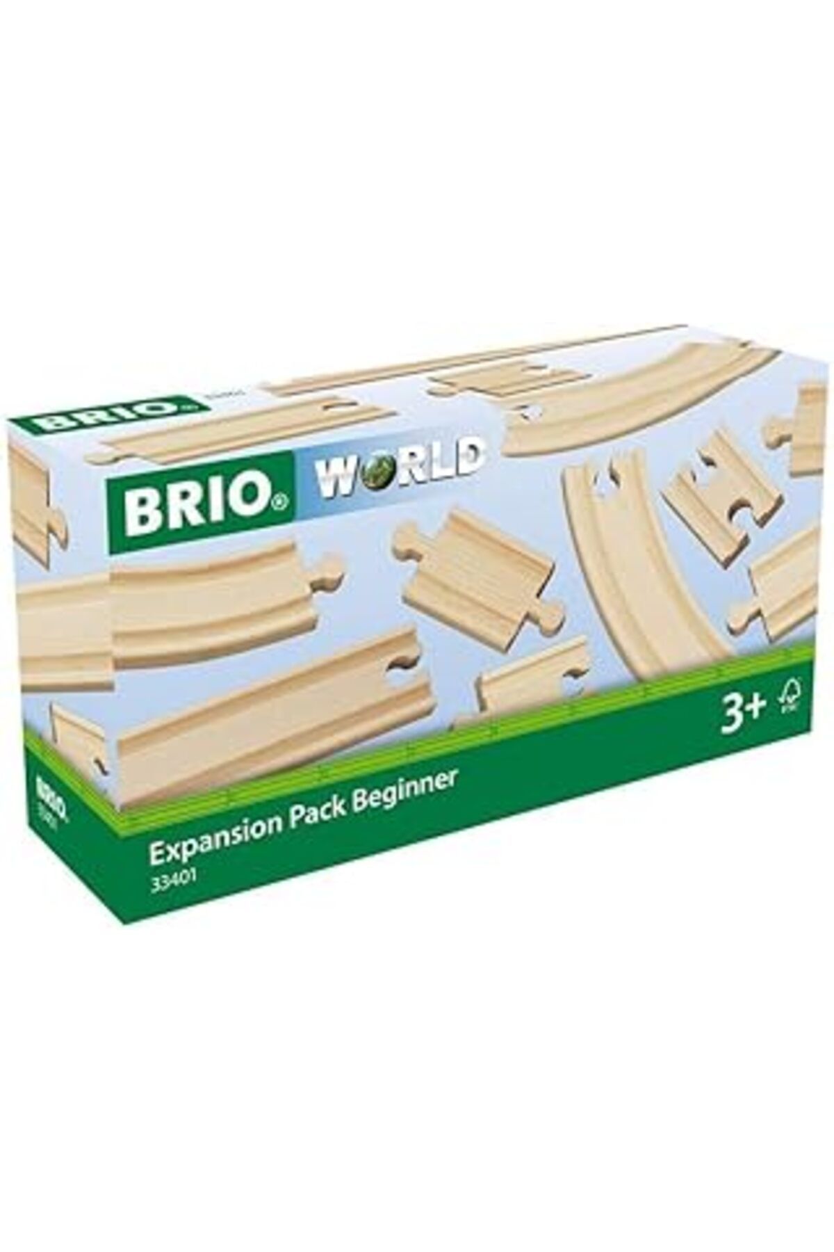 Mu Art Ahşap Brio World Demiryolu Pist Genişletme Paketi - Başlangıç