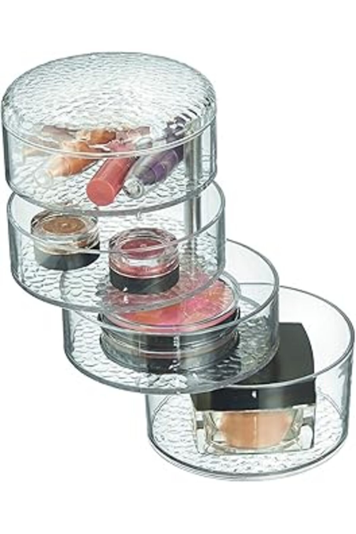 Mu Art Ahşap Interdesign Kozmetik Organizer Dönerek Açılır,damlalı Model