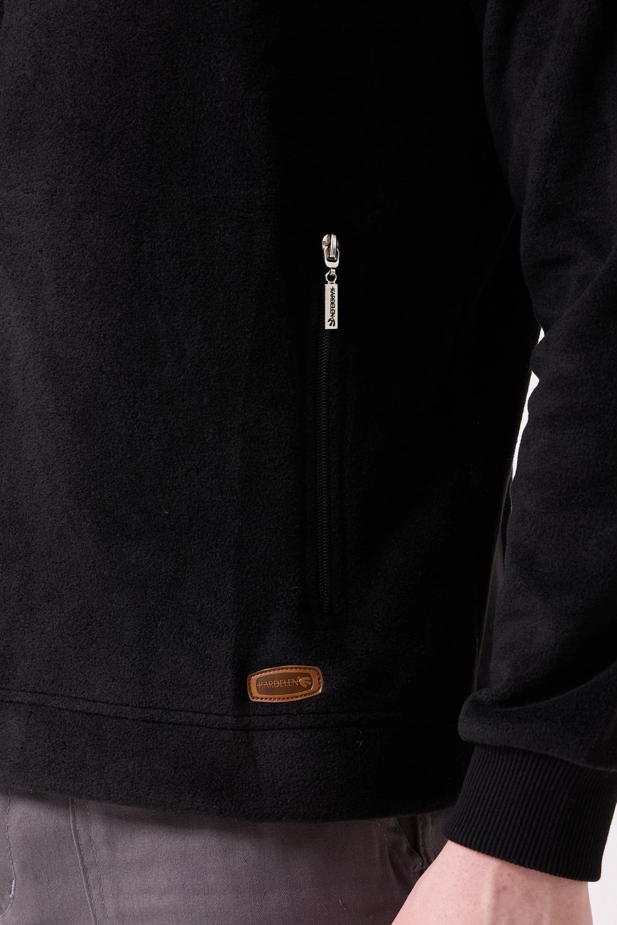 Kardelen İş Elbiseleri-Galanthus Fleece Coat Men's Zip-Up Warm Comfortable and Durable Winter Fleece 5