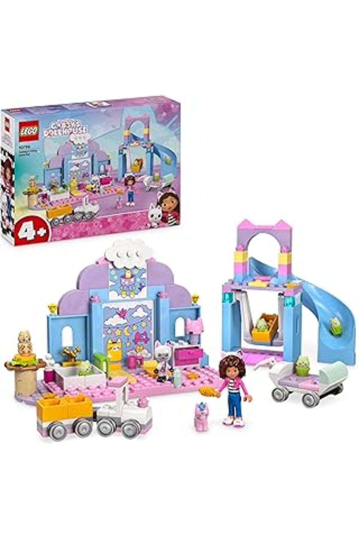 Mu Art Ahşap Lego 4+ Gabby’S Dollhouse Gabby’Nin Kedicik Bakım Odası 10796-4 Yaş Ve Üzeri Çocuklar Için Yaratıcı
