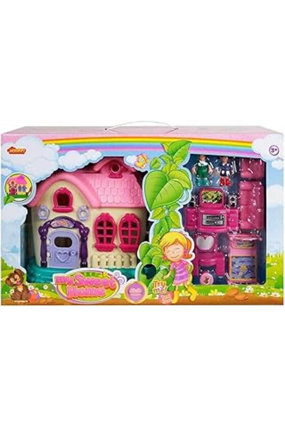 Mu Art Ahşap Sun-rst-hmy-ev Oyun Set My Sweet Home Tek Katli Aks.ses/ışik