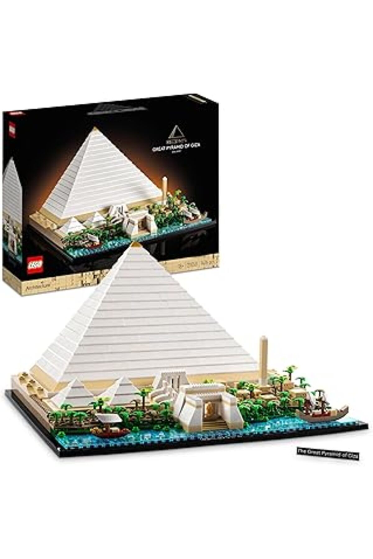 Mu Art Ahşap Lego® Architecture Mimari Simgeler Koleksiyonu: Keops Piramidi 21058 - Yetişkinler Için Koleksiyonl