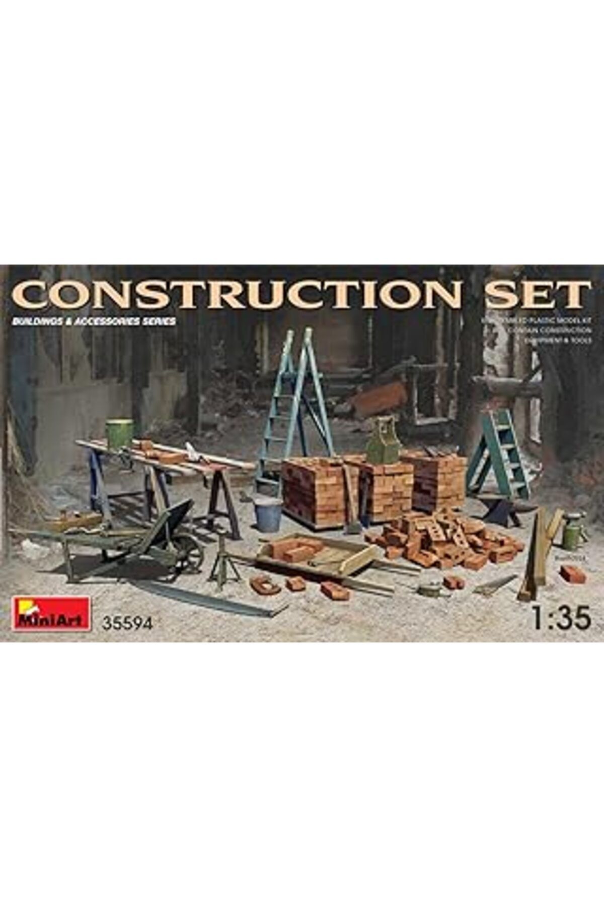 Pazarcan Miniart 35594 1:35 İnşaat Seti