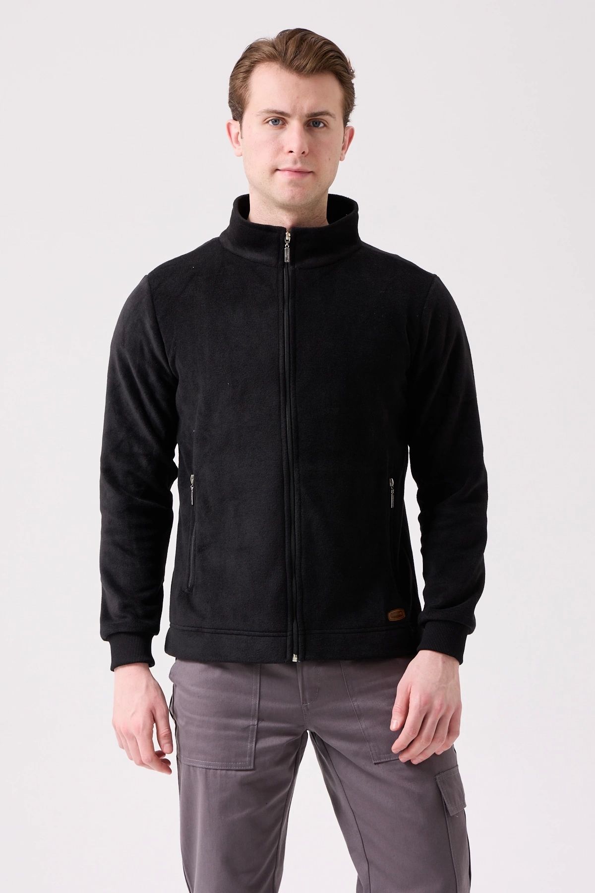 Kardelen İş Elbiseleri-Galanthus Fleece Coat Men's Zip-Up Warm Comfortable and Durable Winter Fleece 1