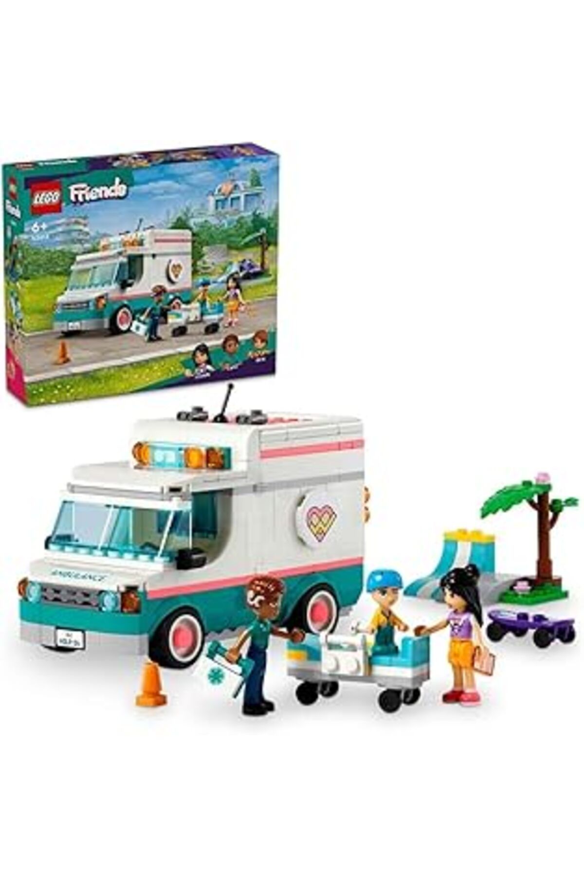 Pazarcan Lego® Friends Heartlake City Hastane Ambulansı 42613-6 Yaş Ve Üzeri Çocuklar Için Yaratıcı Oyuncak