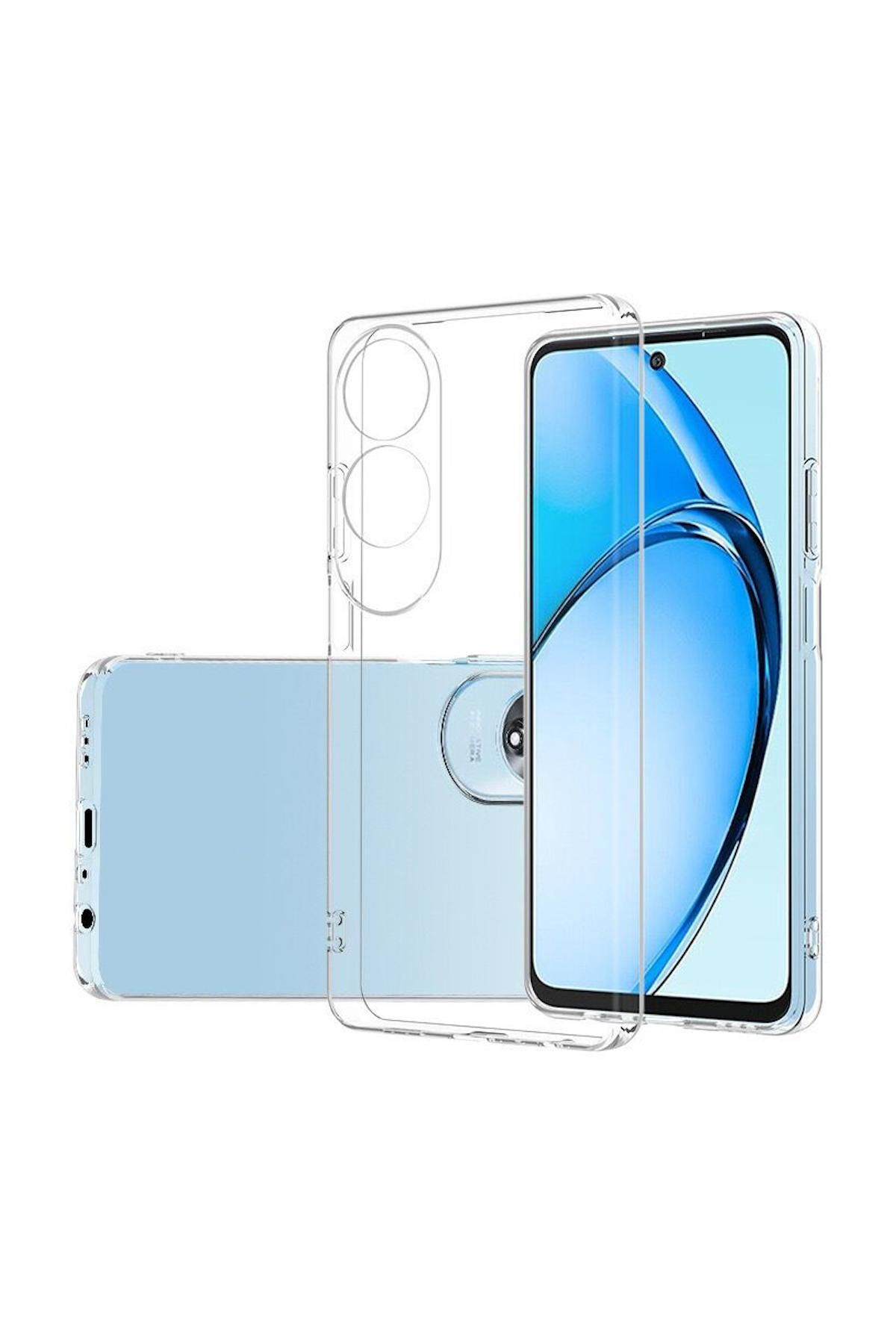 Pro Aksesuar Oppo A60 Uyumlu Kılıf Soft Transparan Silikon Kılıf Şeffaf