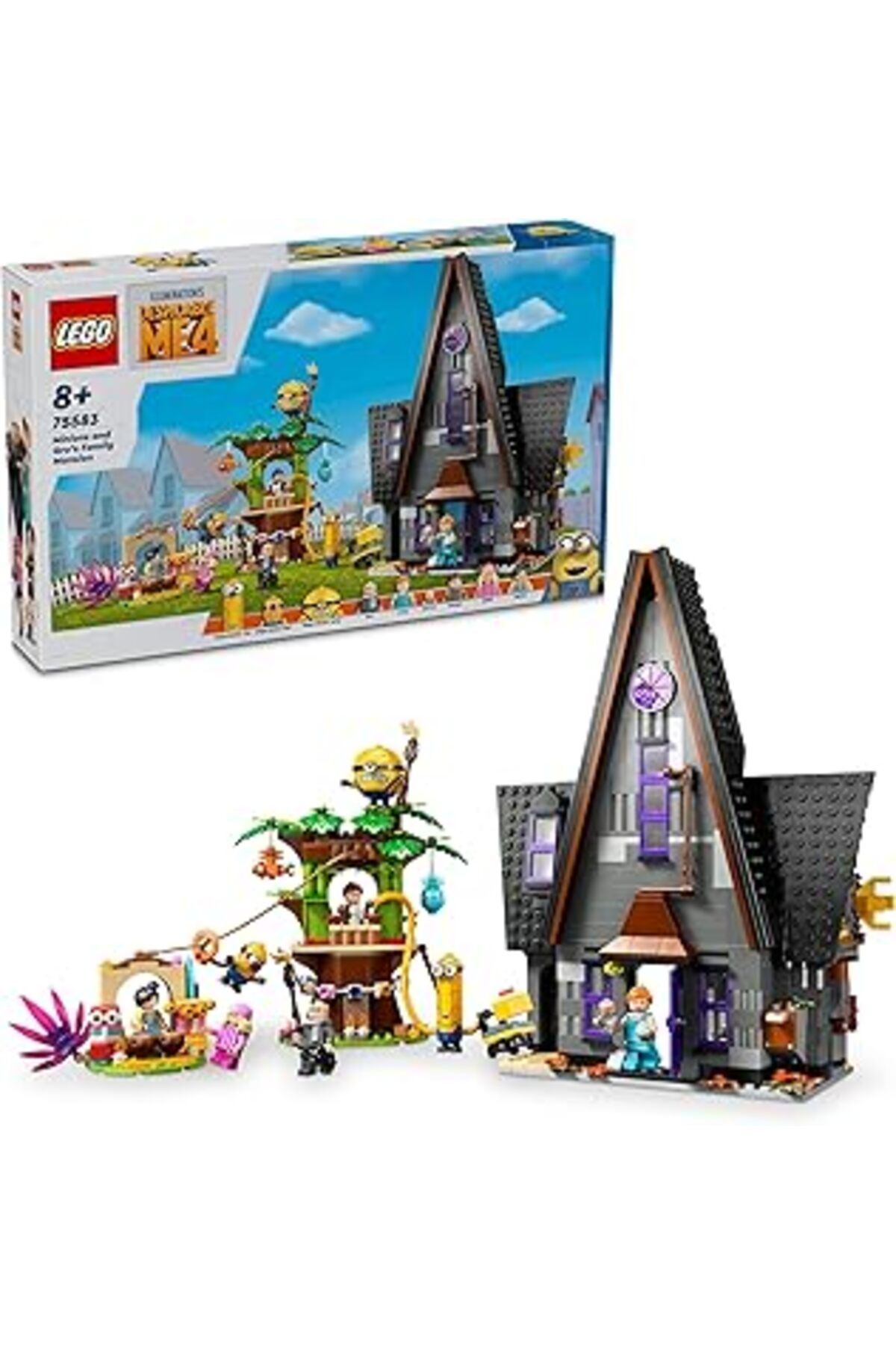 Mu Art Ahşap Lego Despicable Me 4 Minyonlar Ve Gru'Nun Aile Köşkü 75583 8 Yaş Ve Üzeri Çocuklar İçin Yaratıcı Oy