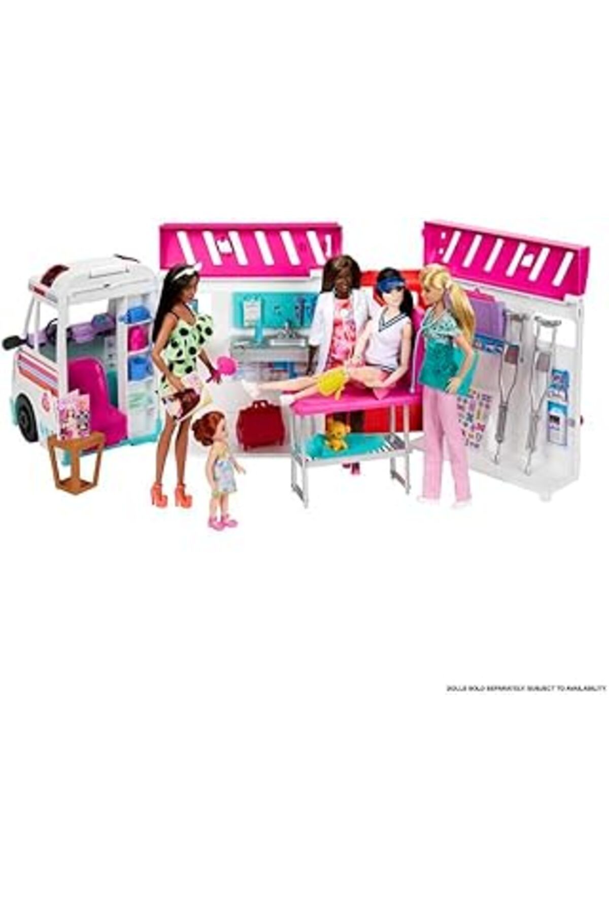 Mu Art Ahşap Barbie'Nin Yeni Ambulansı