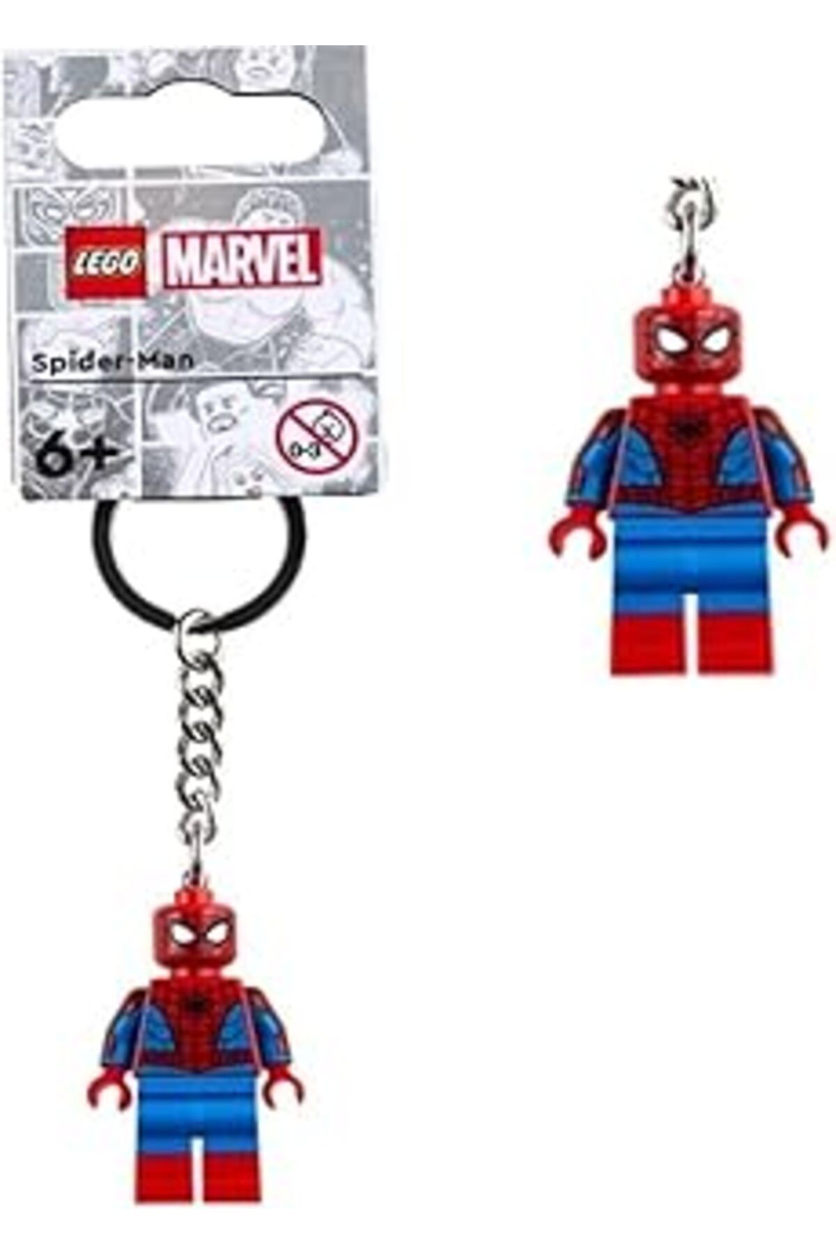 Mu Art Ahşap Lego Super Heroes 854290 Spider-Man Key Chain